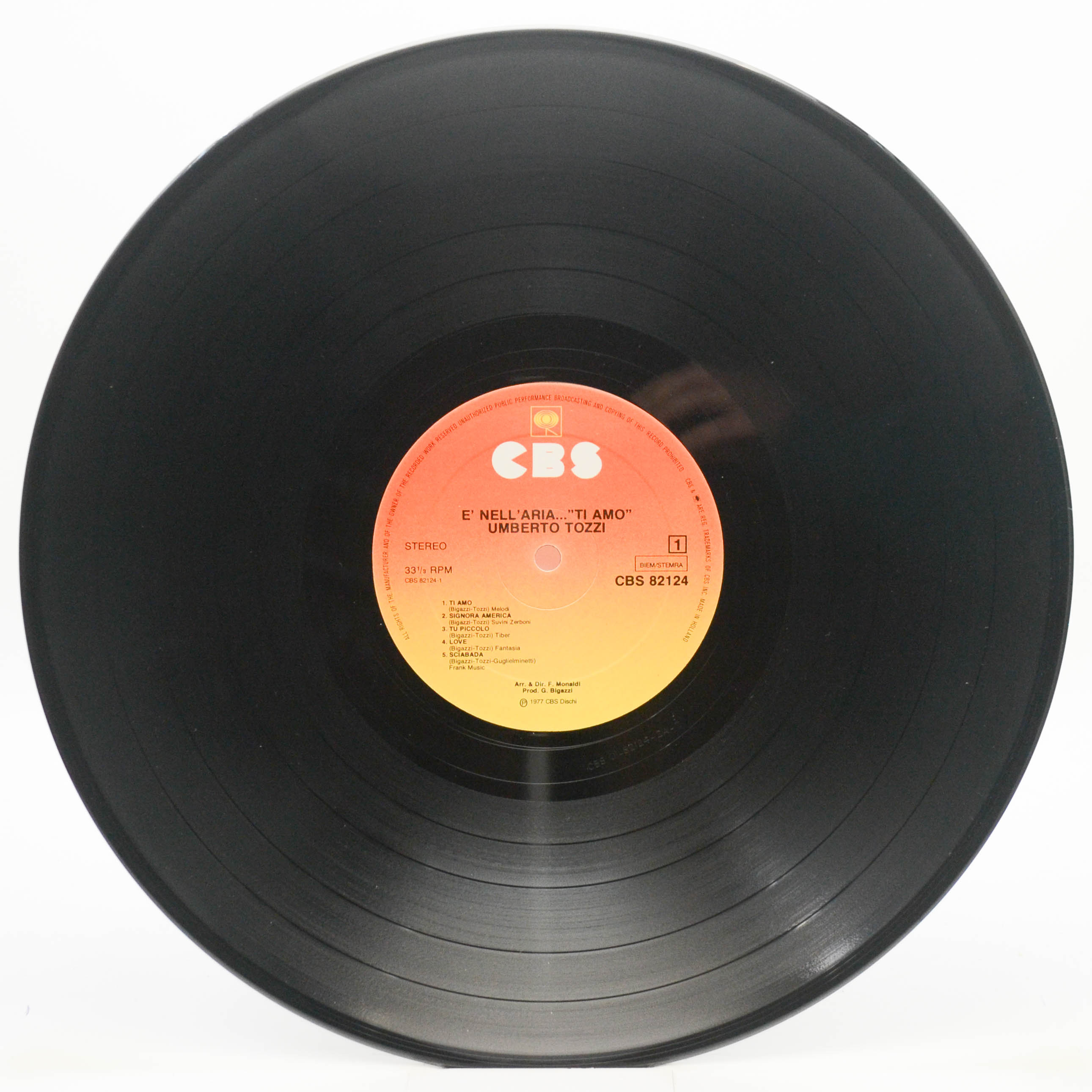 Umberto Tozzi — È Nell'Aria...Ti Amo, 1977
