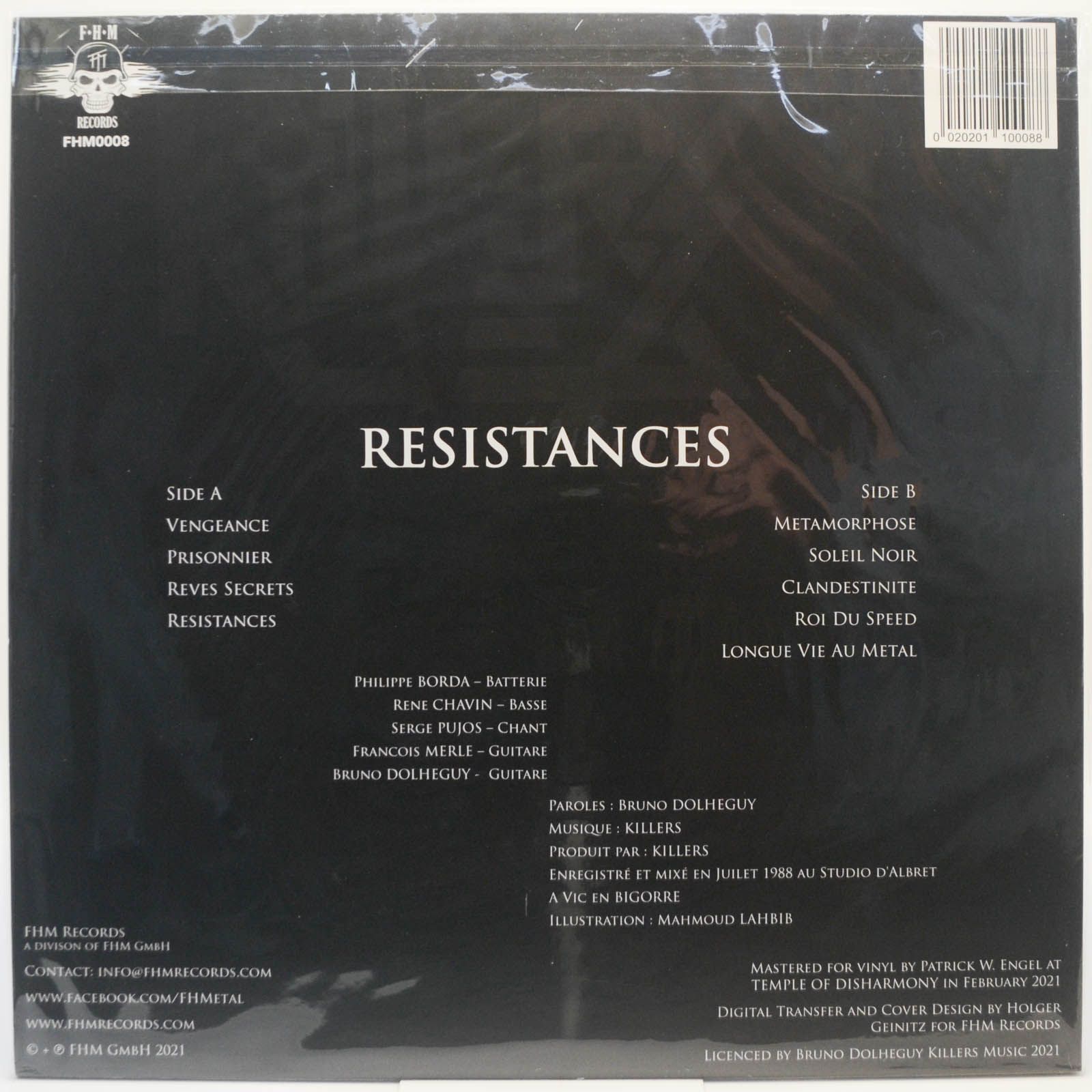 Killers — Résistances, 1989