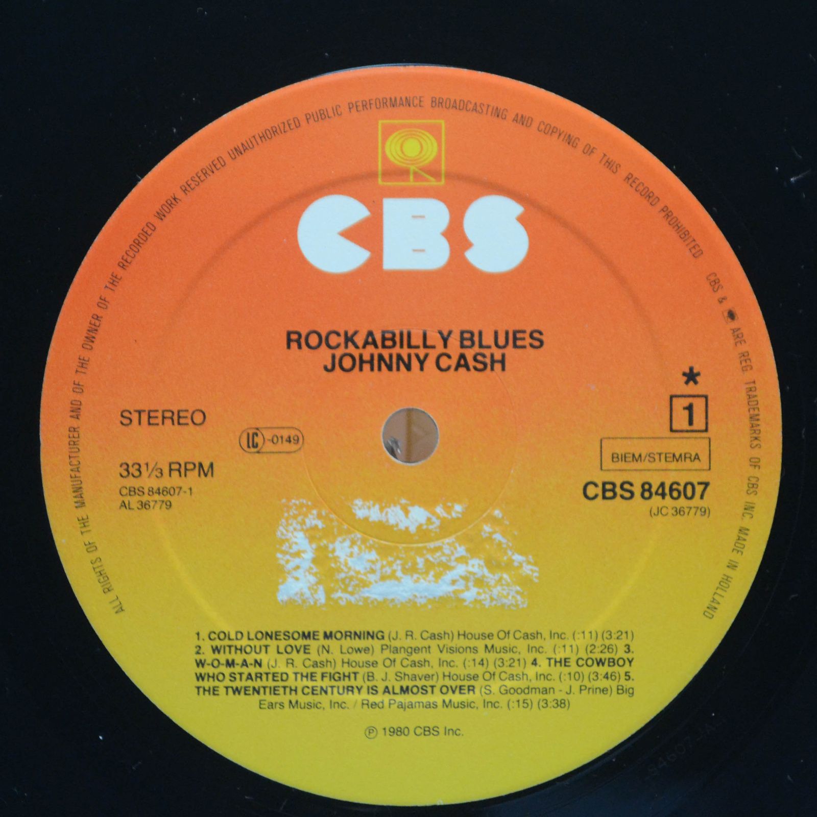 Johnny Cash — Rockabilly Blues, 1980