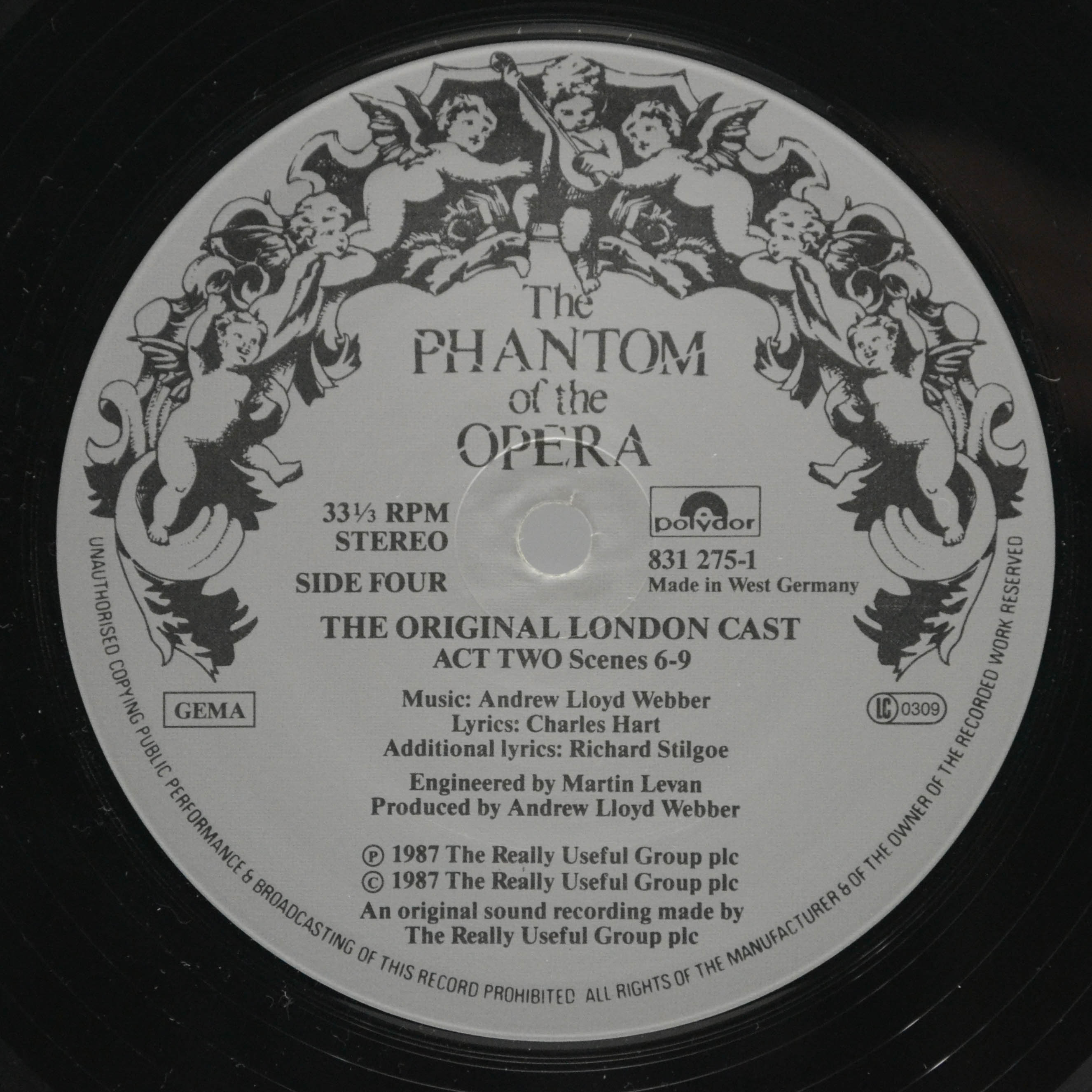 Andrew Lloyd Webber — The Phantom Of The Opera (2LP, booklet), 1987