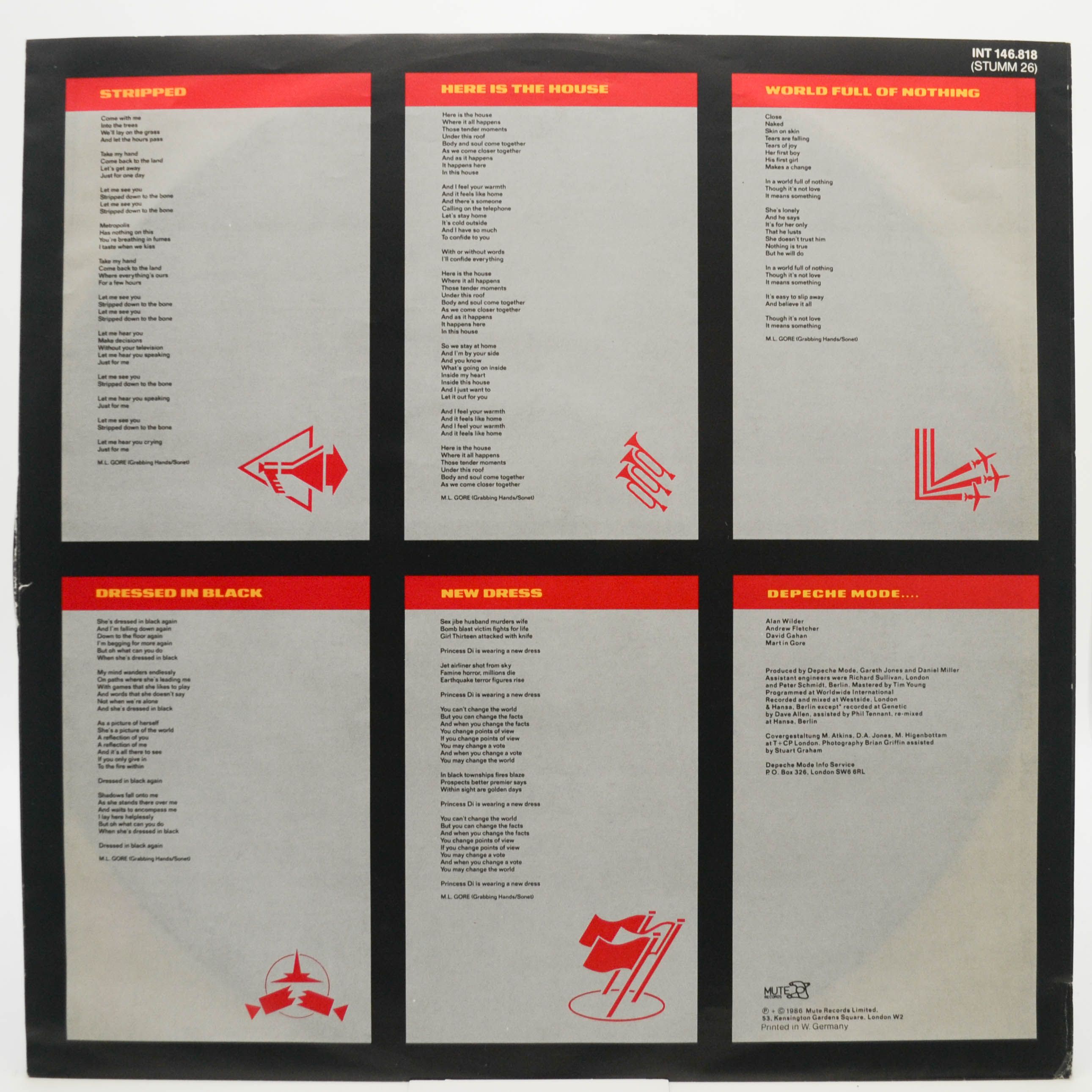 Depeche Mode — Black Celebration, 1986