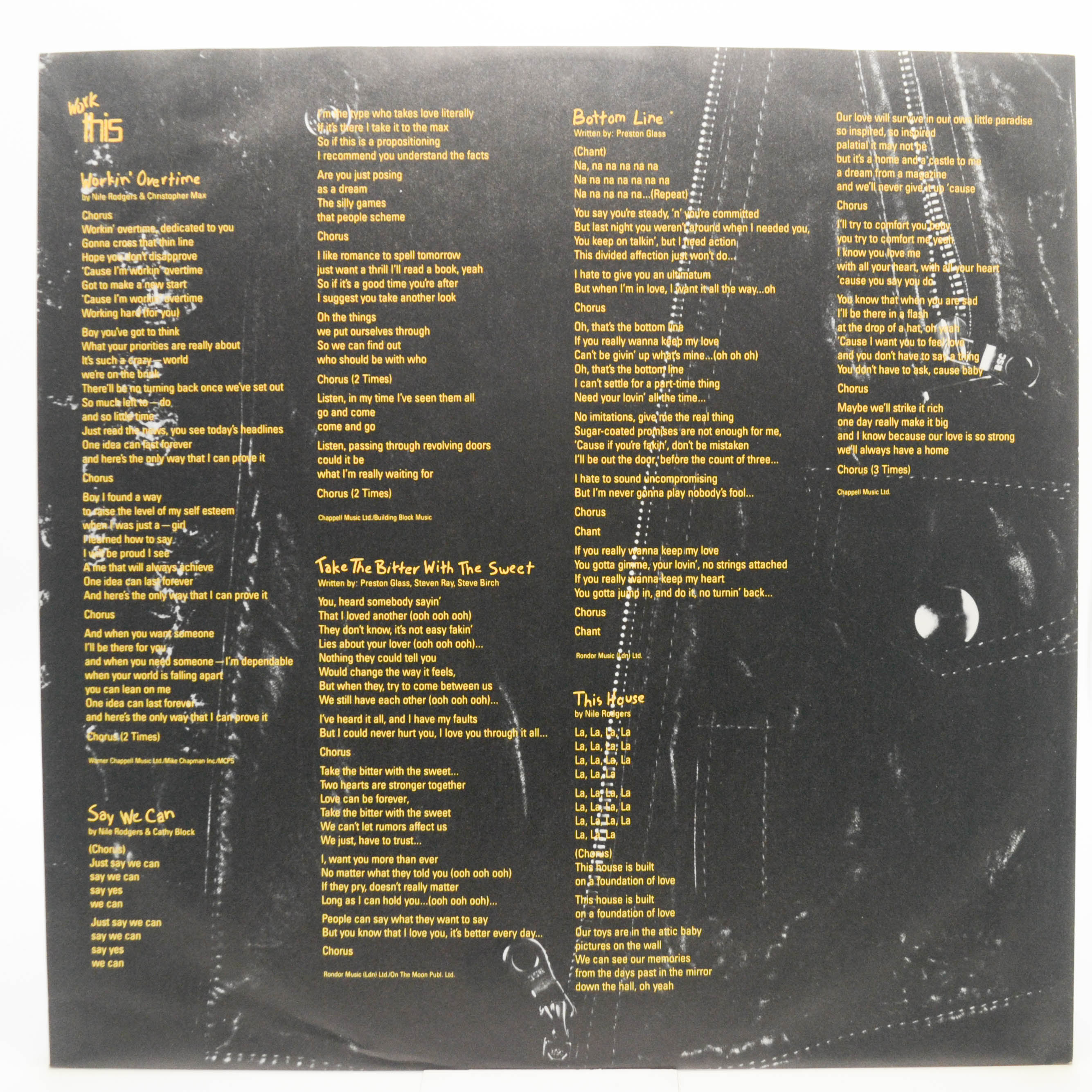 Diana — Workin' Overtime, 1989