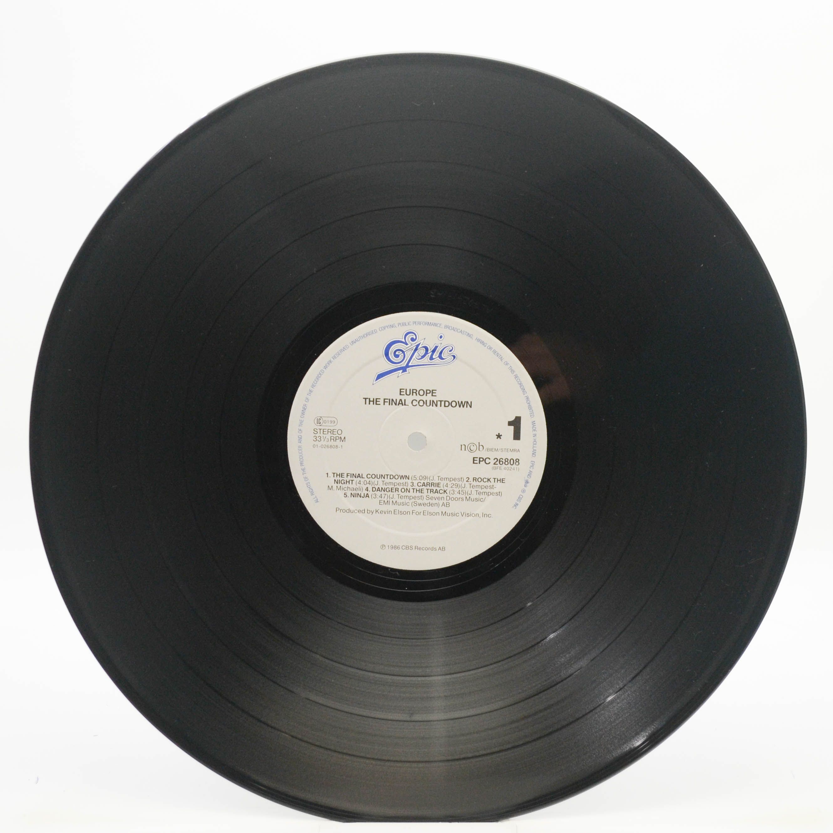 Europe — The Final Countdown, 1986