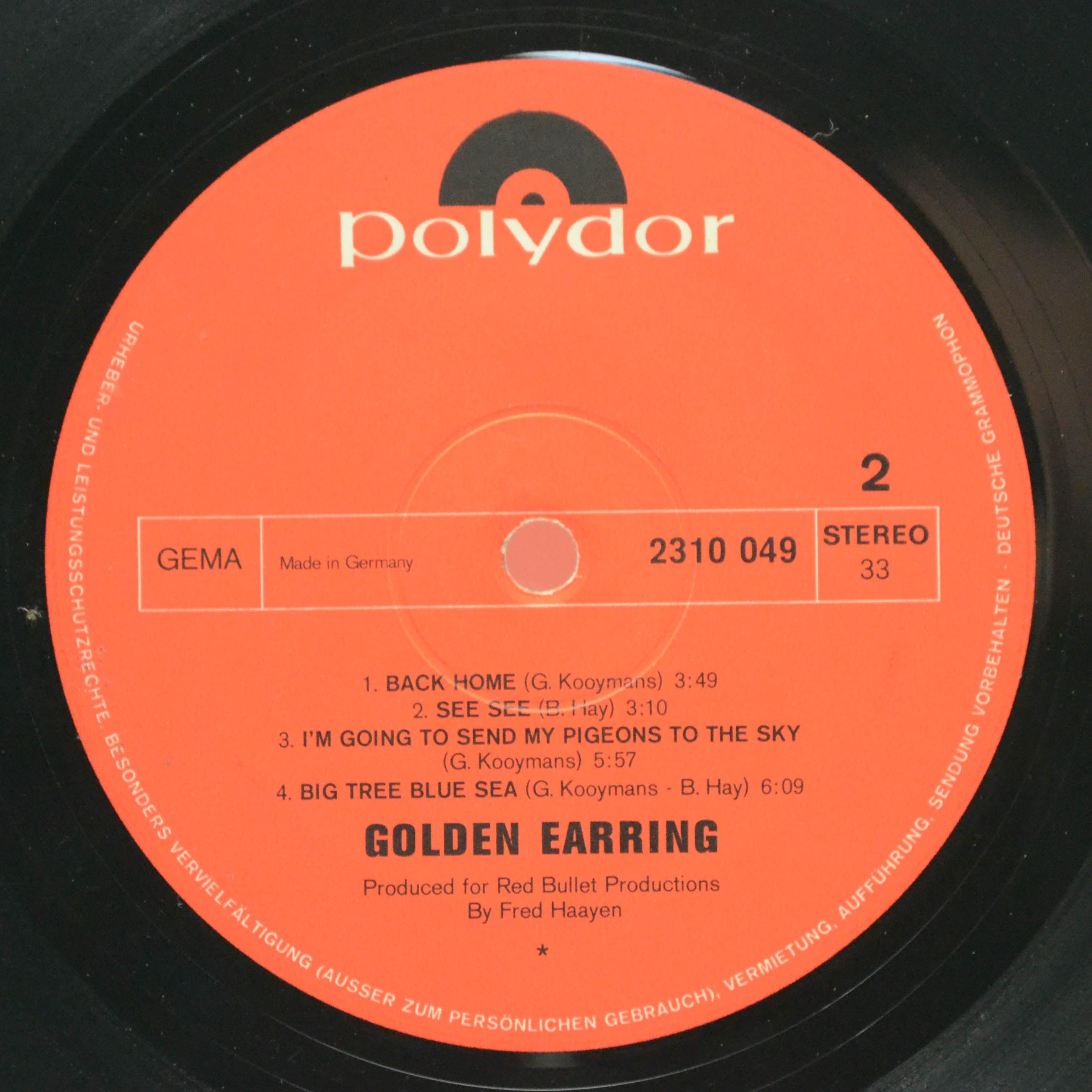 Golden Earring — Golden Earring, 1970