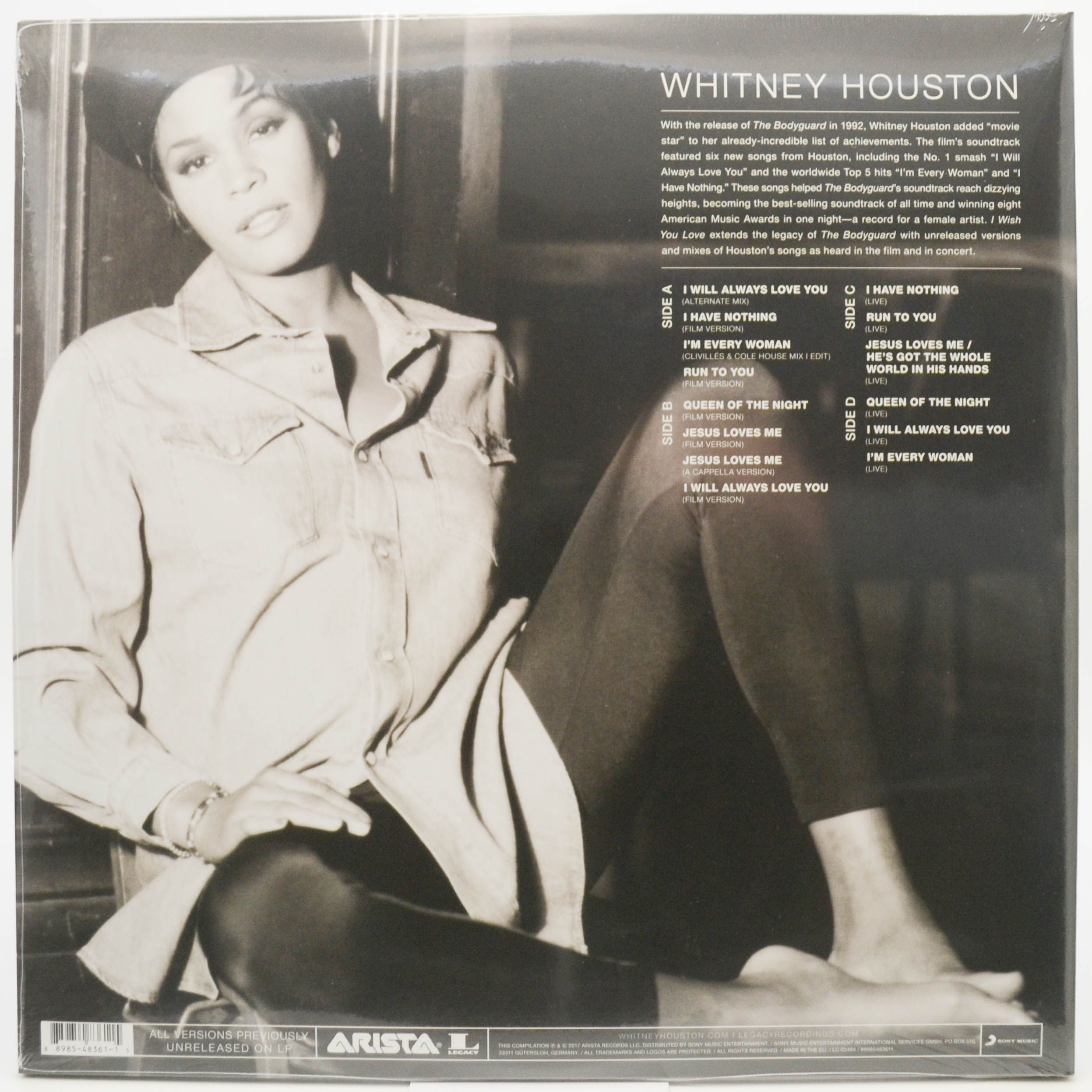Whitney Houston — I Wish You Love: More From The Bodyguard (2LP), 2017