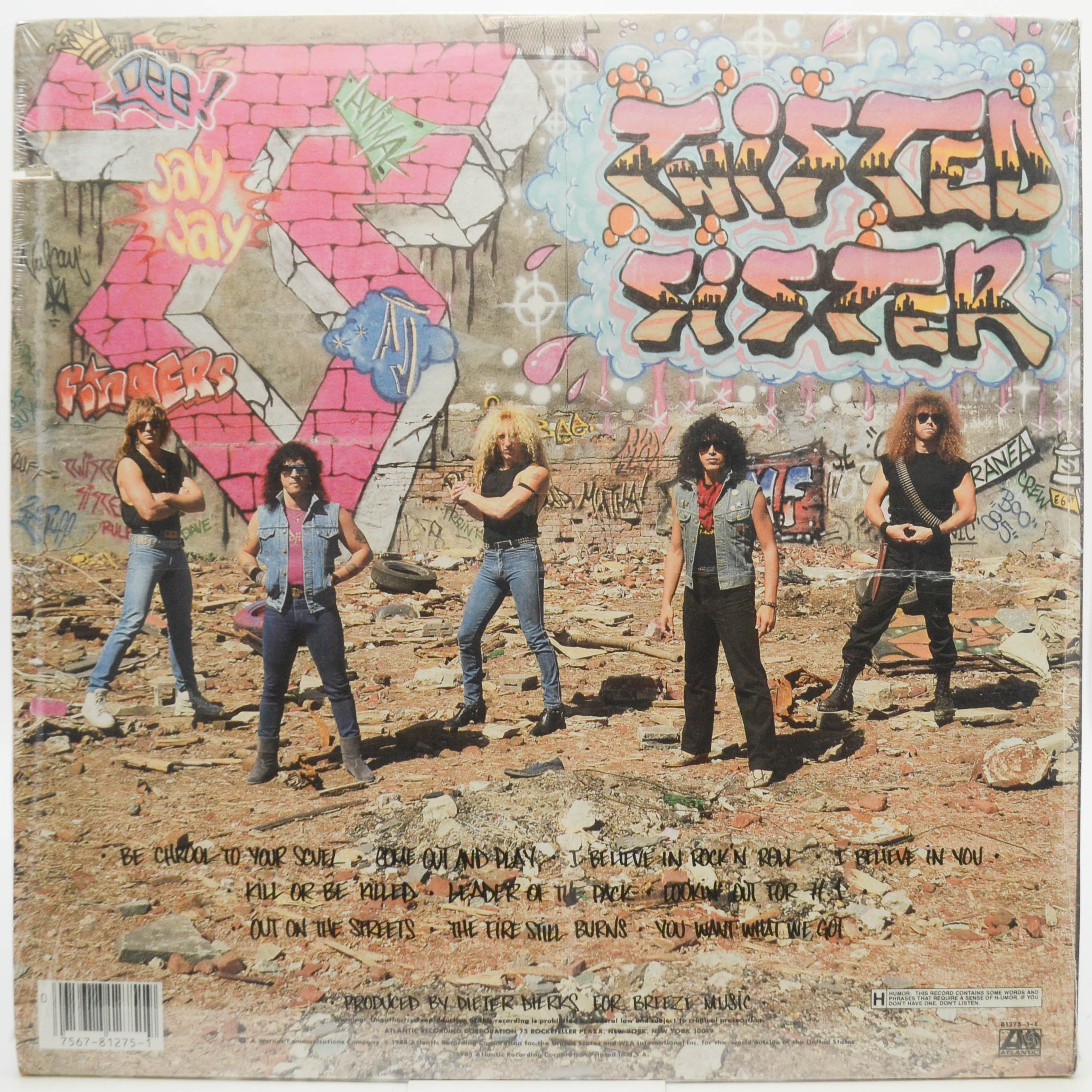 Twisted Sister — Come Out And Play (1-st, USA), 1985