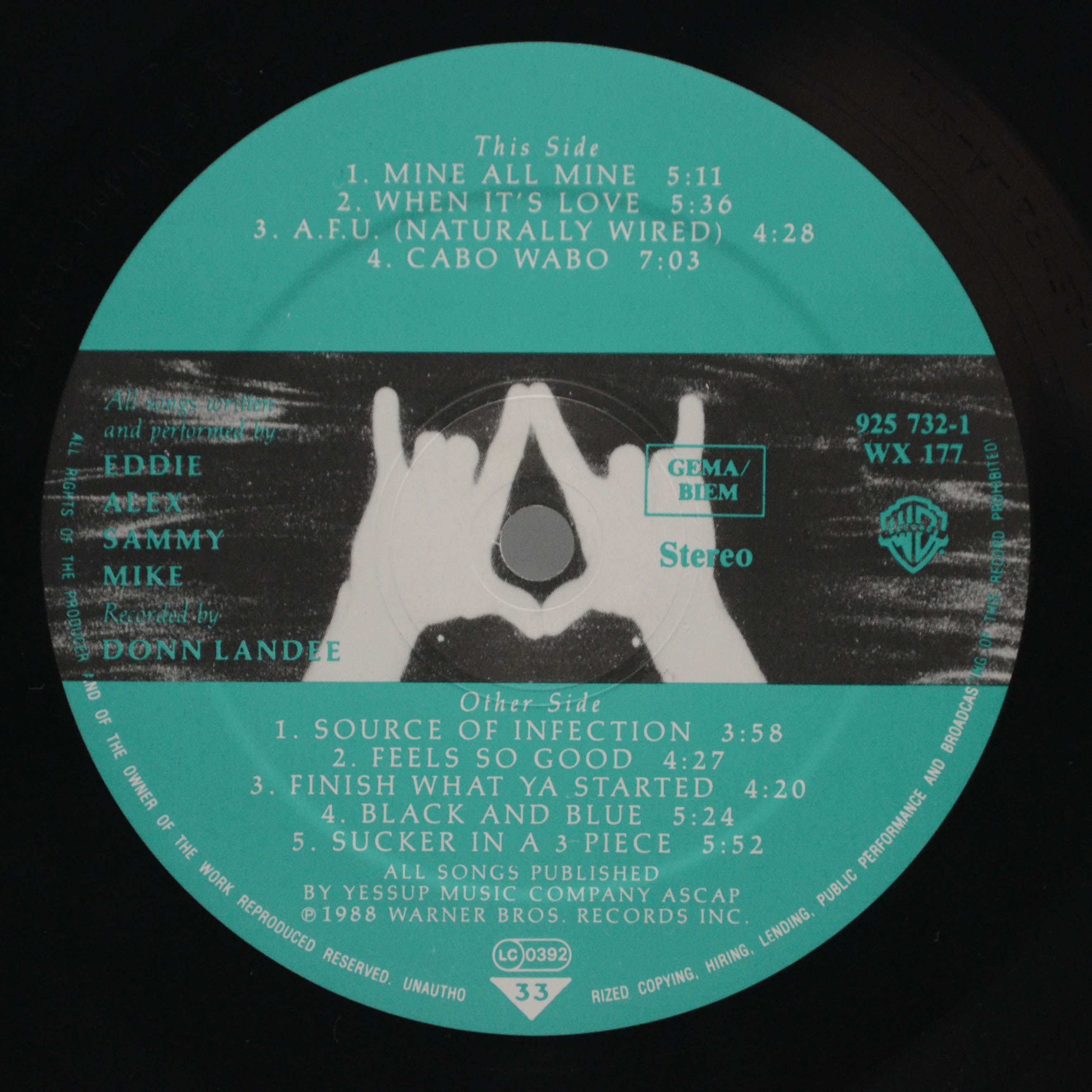 Van Halen — OU812, 1988