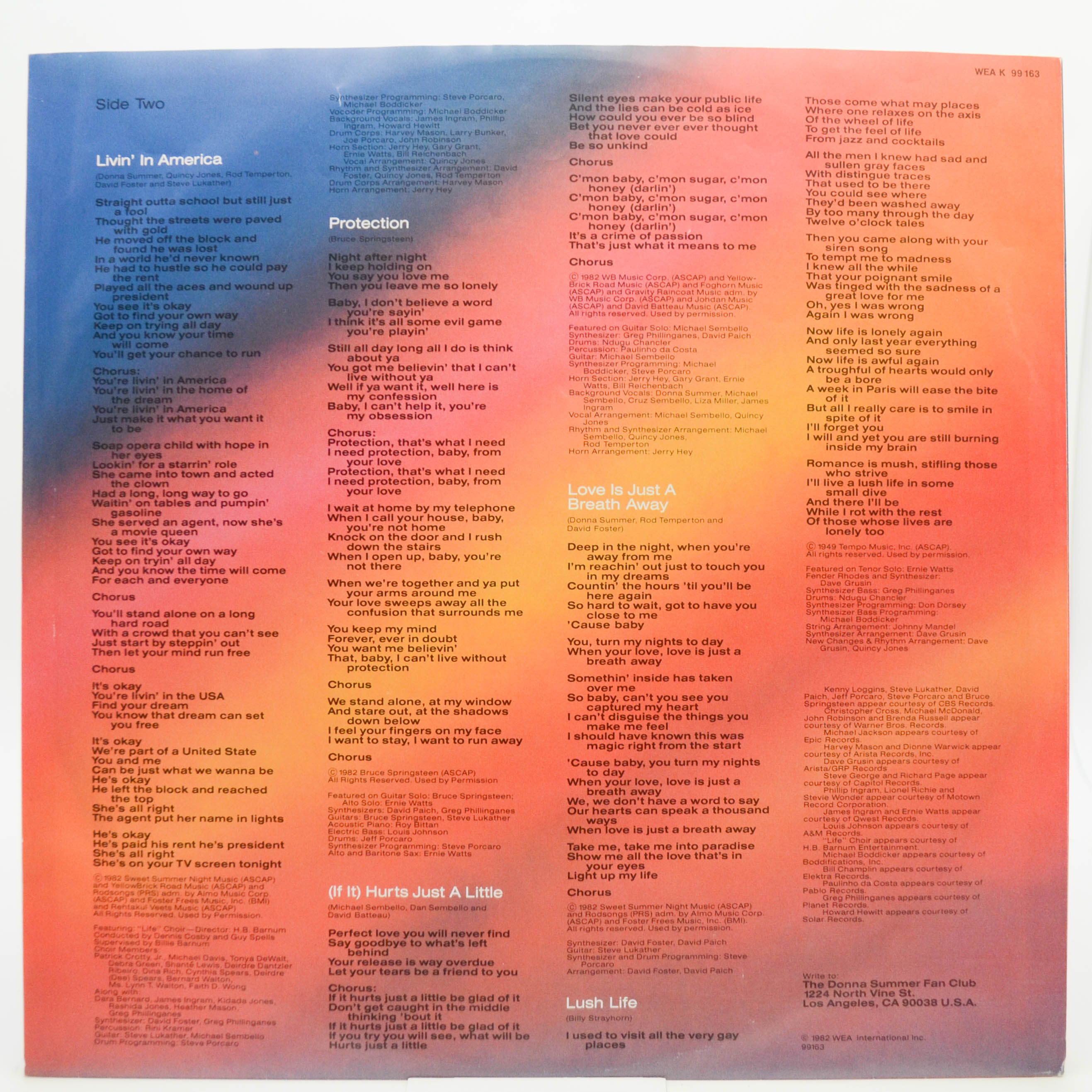 Donna Summer — Donna Summer, 1982