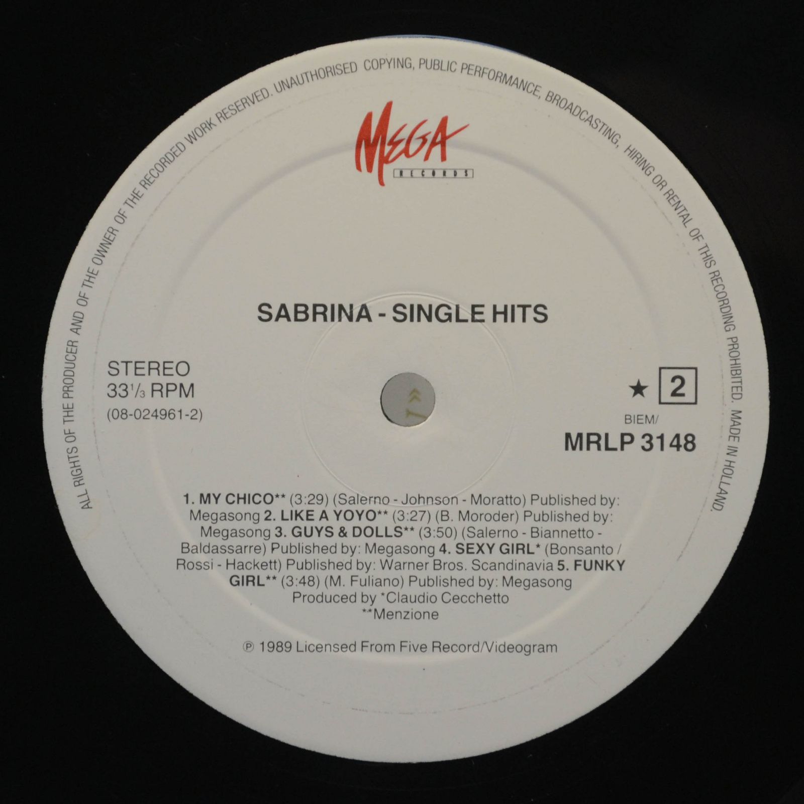 Sabrina — Single Hits, 1989