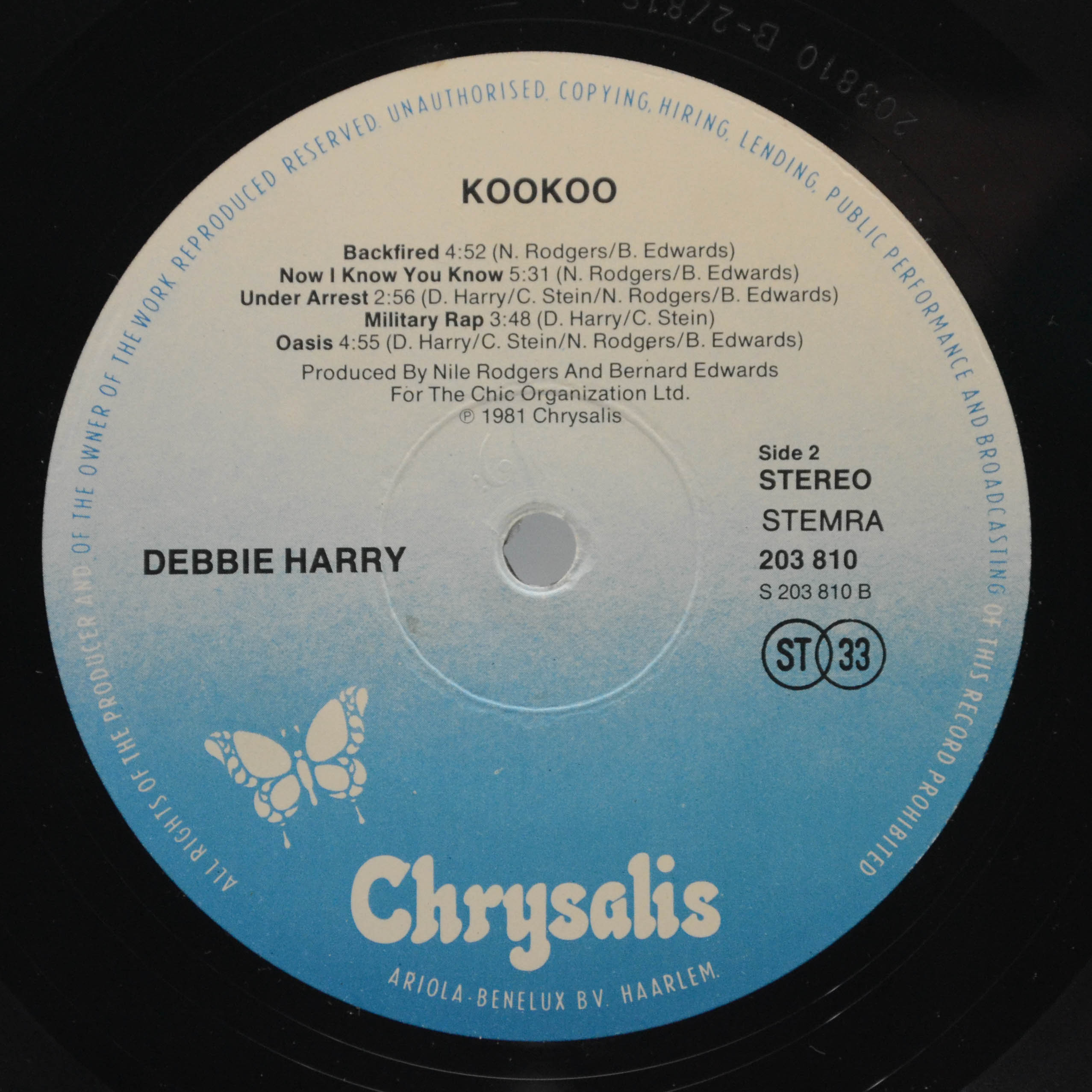 Debbie Harry — KooKoo, 1981