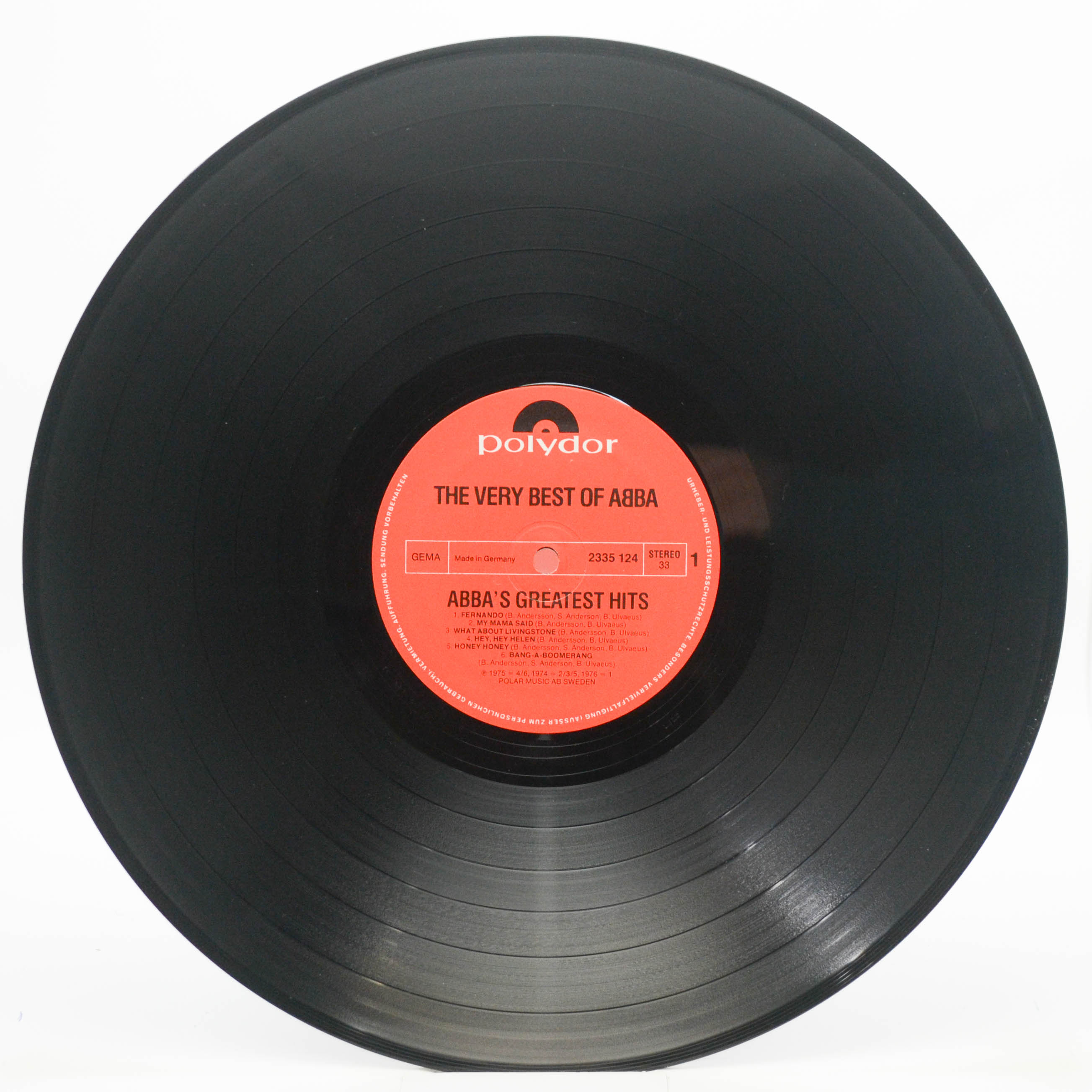 ABBA — The Very Best Of ABBA (ABBA's Greatest Hits) (2LP), 1976