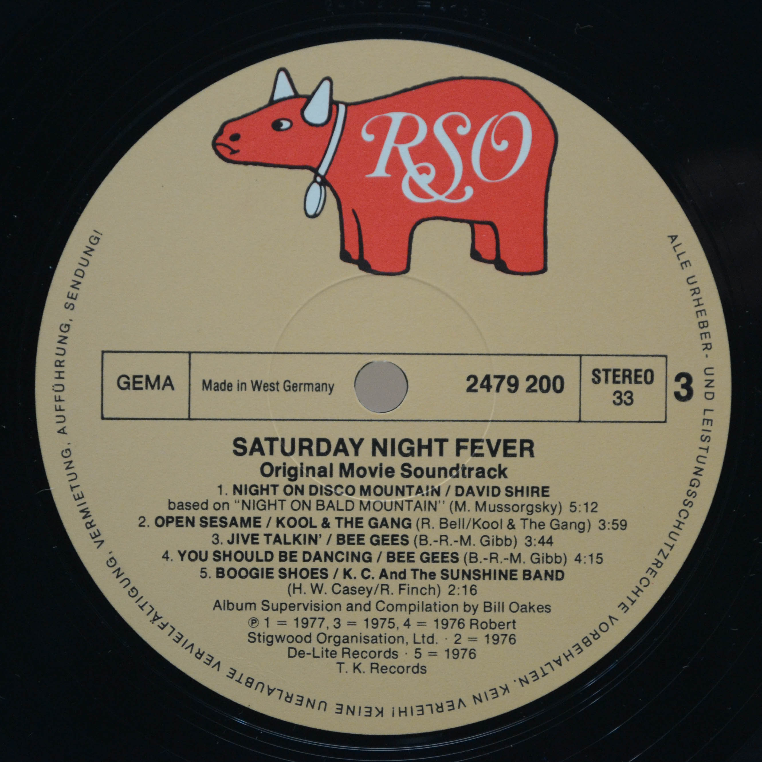 Виниловая пластинка Various — Saturday Night Fever (The Original Movie Sound Track) (2LP), 1977