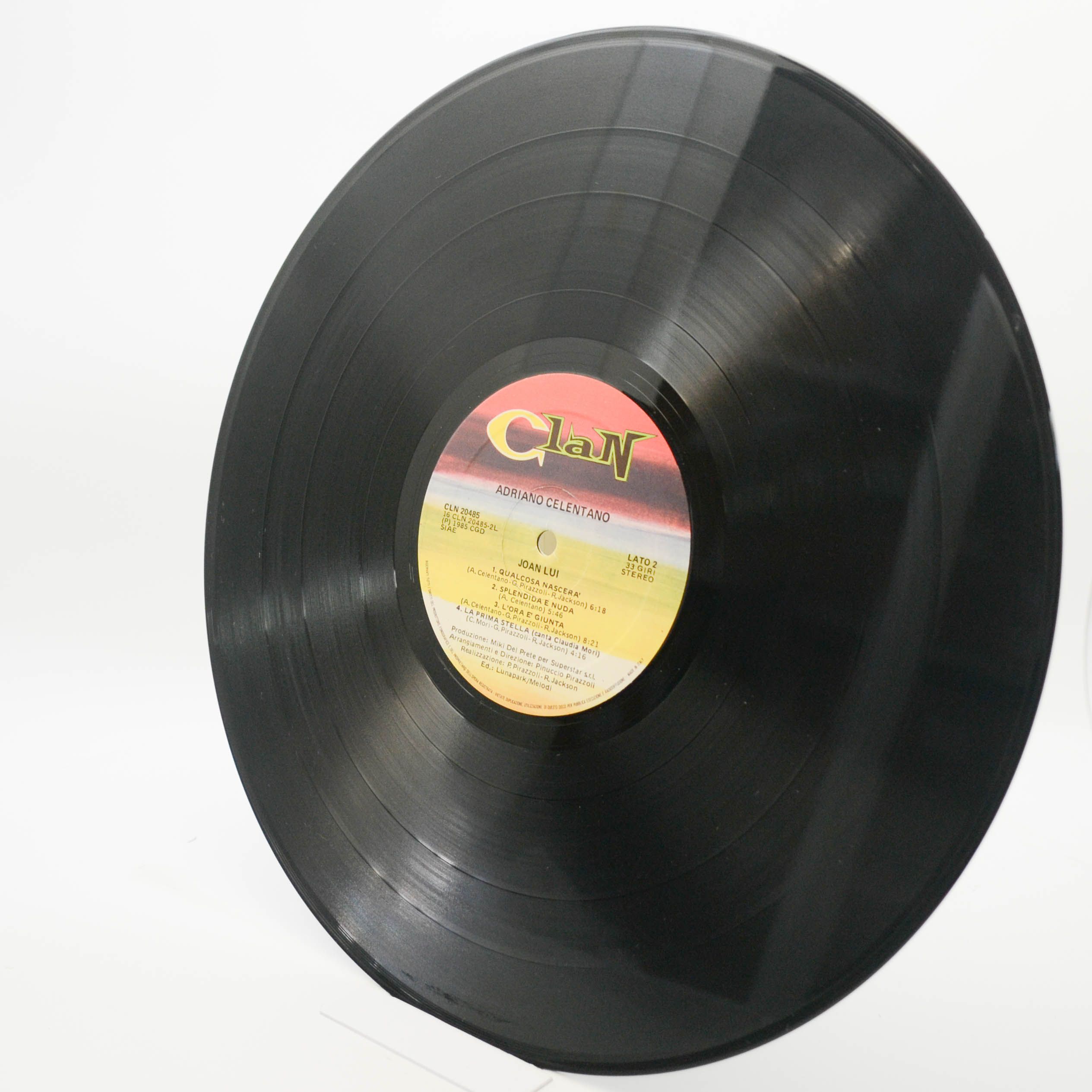 Adriano Celentano — Joan Lui (1-st, Italy, Clan, poster), 1985
