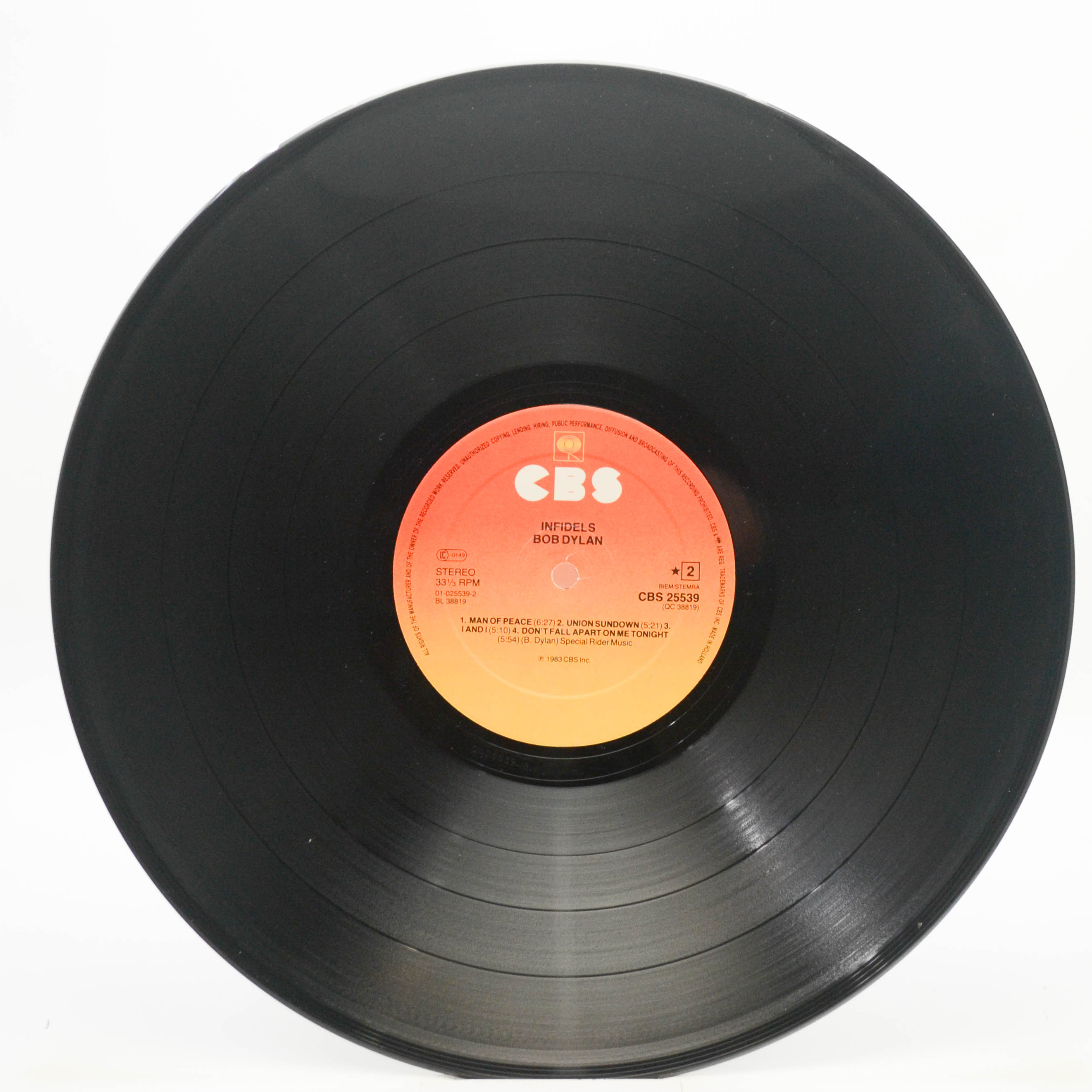 Bob Dylan — Infidels, 1983