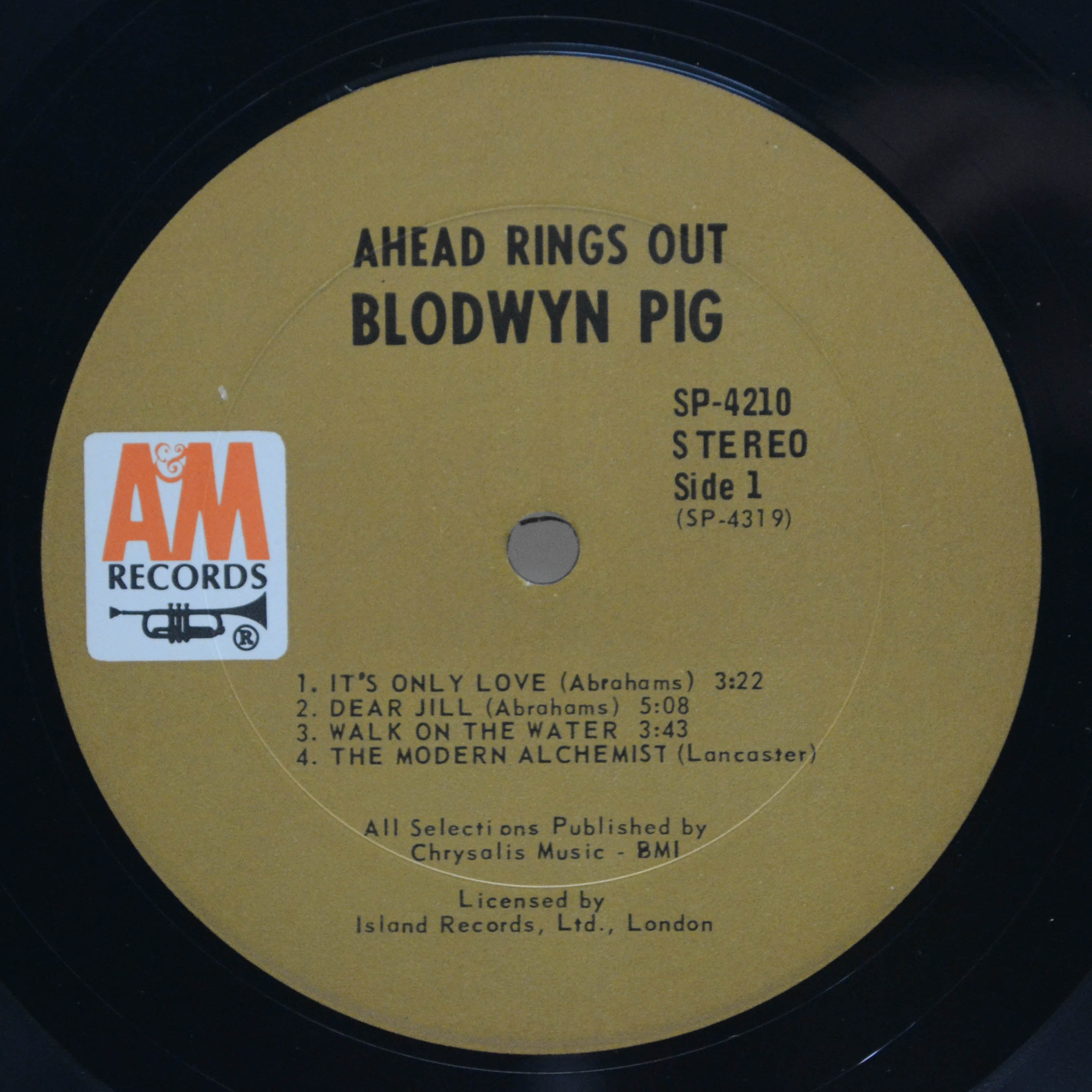 Виниловая пластинка Blodwyn Pig — Ahead Rings Out (USA), 1969