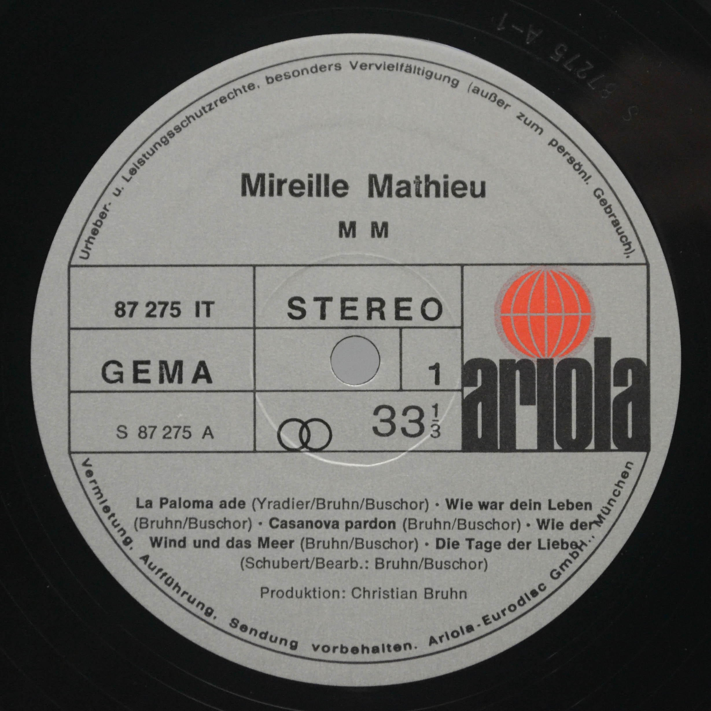 Виниловая пластинка Mireille Mathieu — M M, 1973