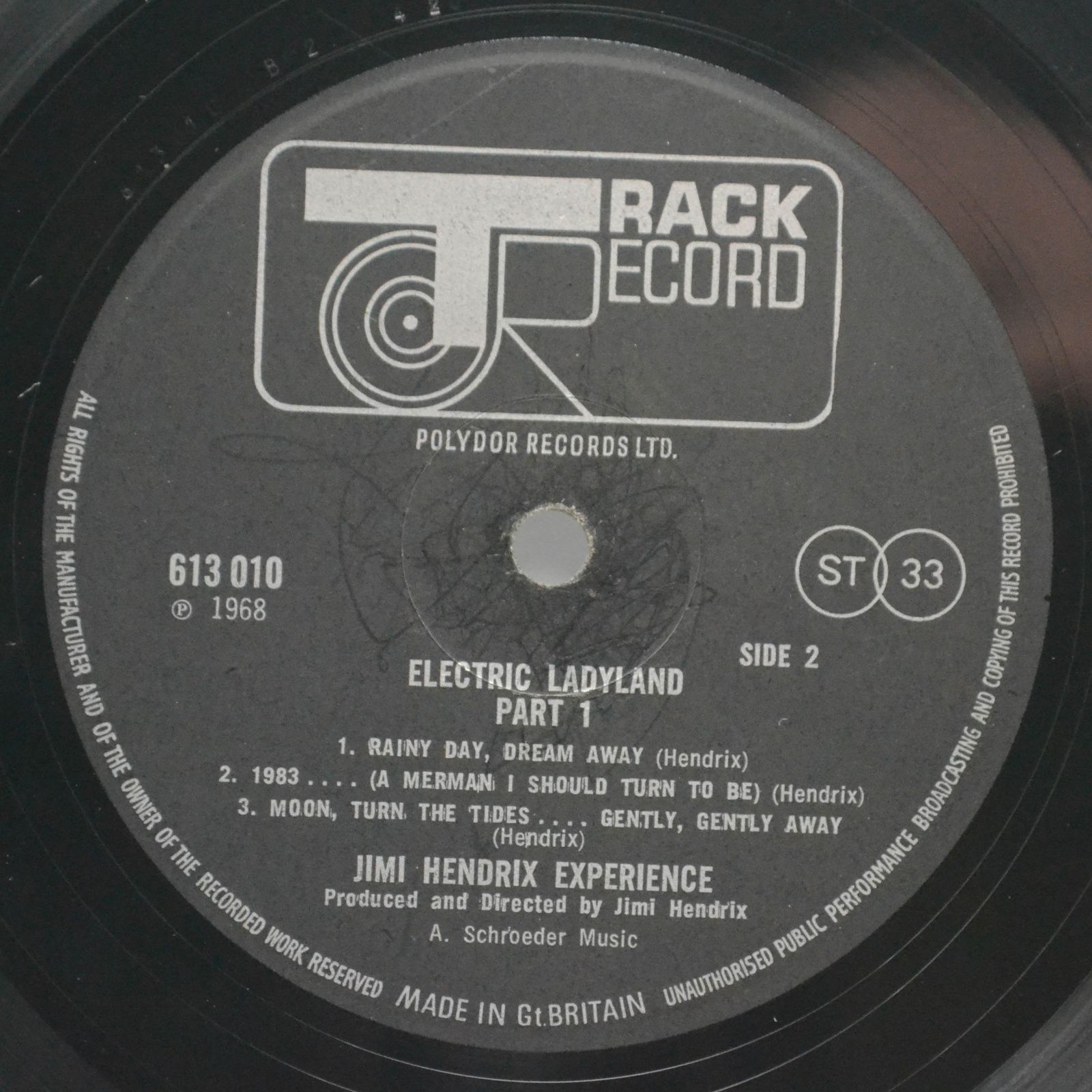 Jimi Hendrix Experience — Electric Ladyland Part 1 (UK), 1968