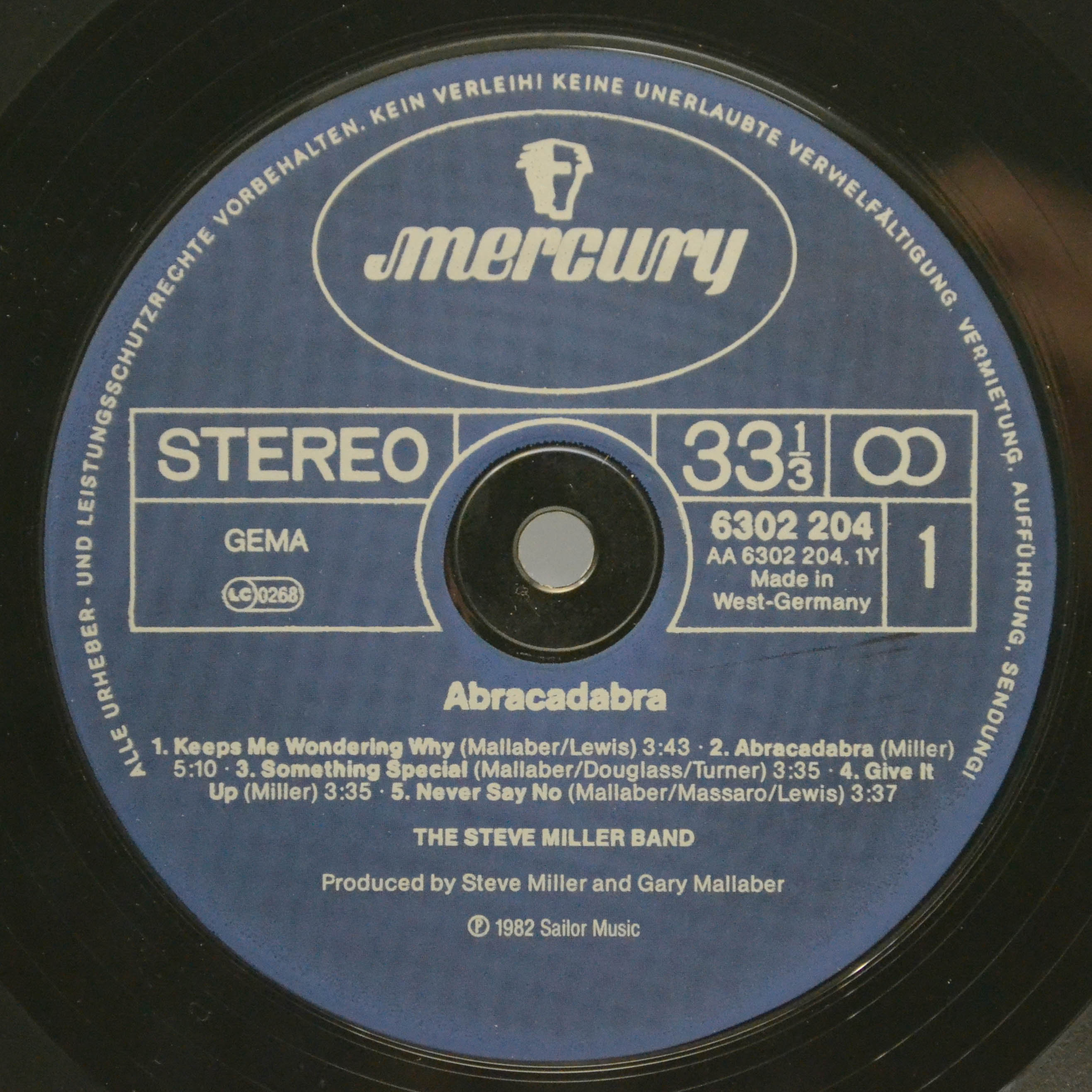 The Steve Miller Band — Abracadabra, 1982