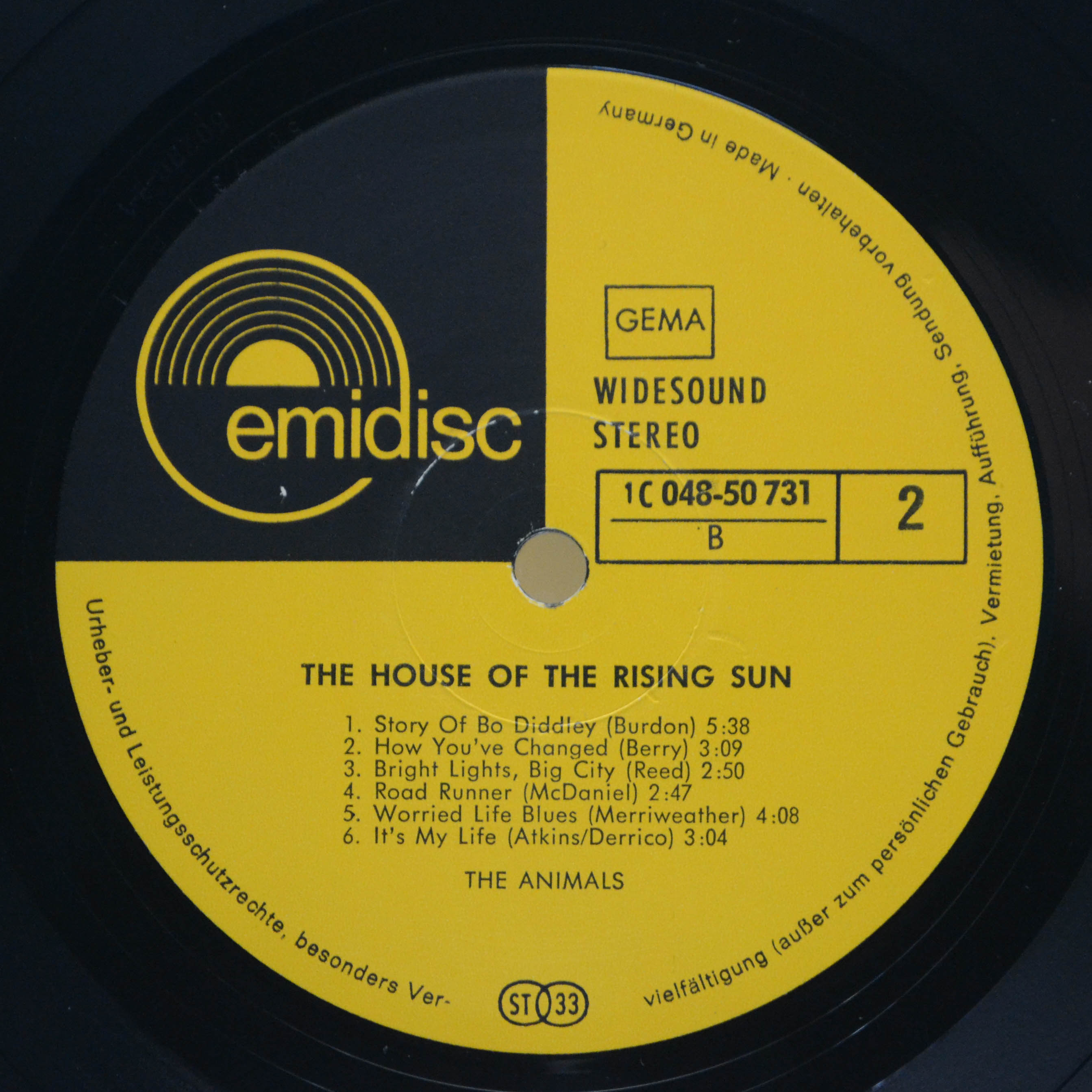 Animals — House Of The Rising Sun, 1968