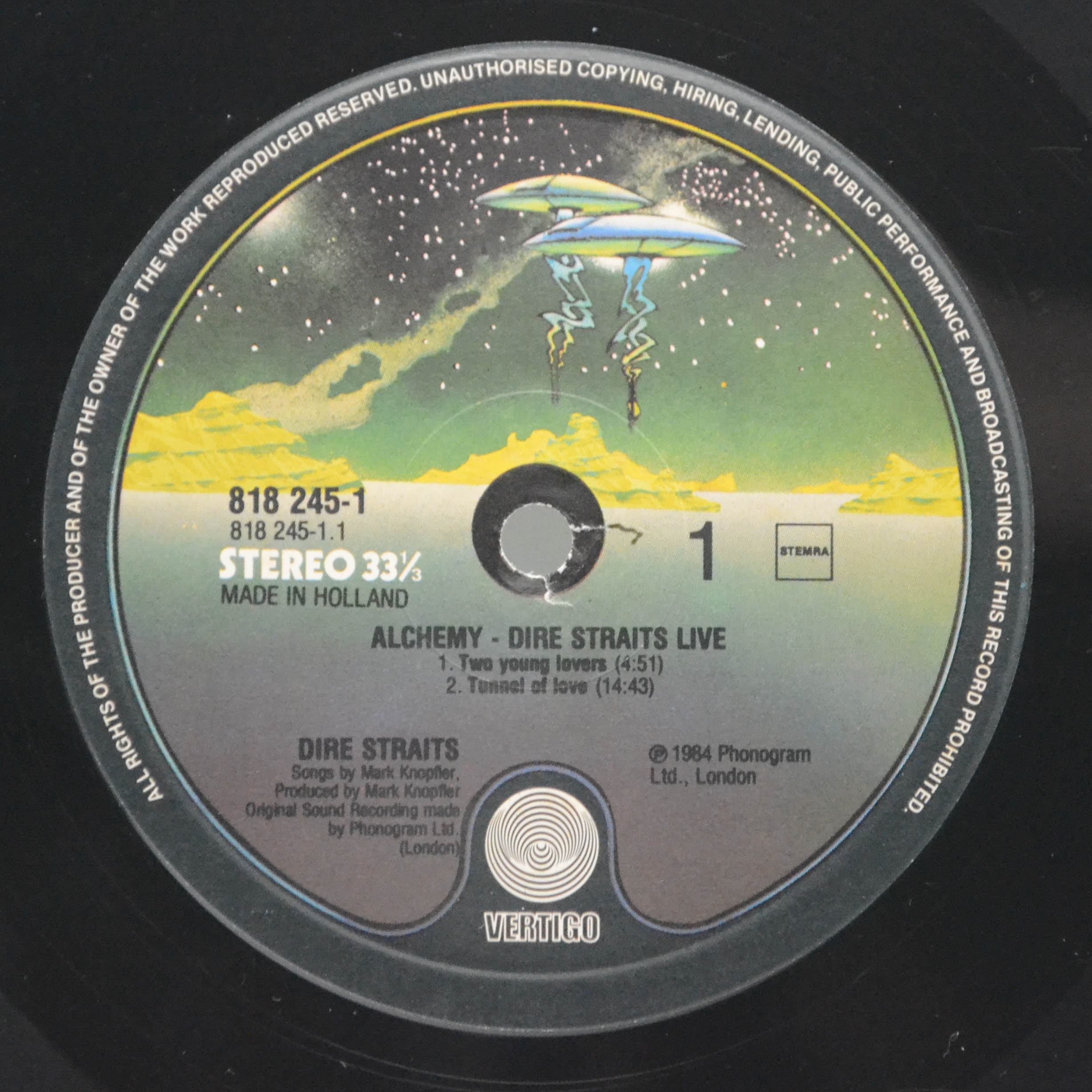 Виниловая пластинка Dire Straits — Alchemy - Dire Straits Live (2LP), 1984