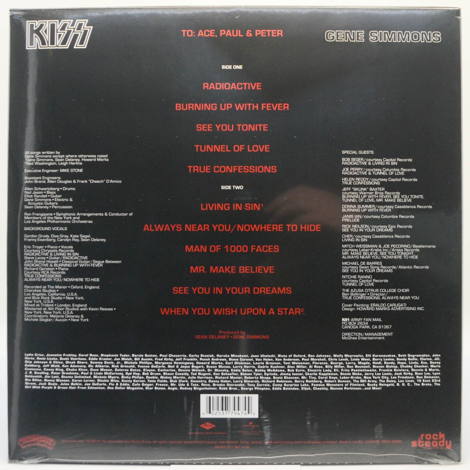Kiss, Gene Simmons — Gene Simmons, 2014