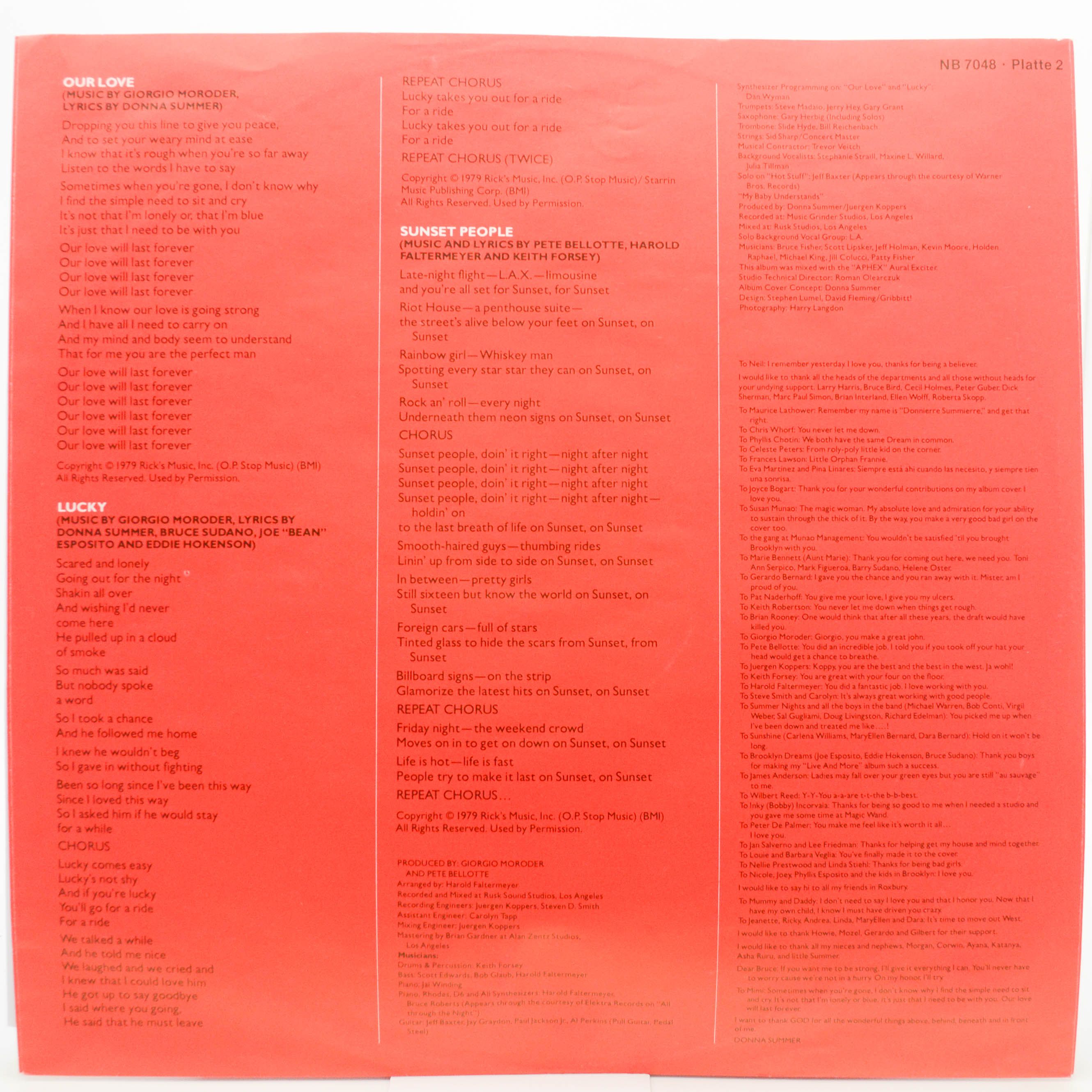 Donna Summer — Bad Girls (2LP), 1979