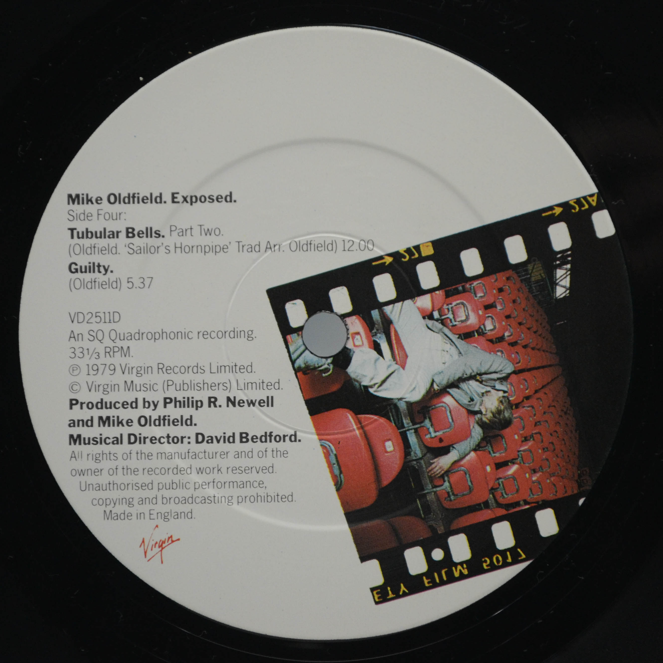 Mike Oldfield — Exposed (2LP, UK, Quadraphonic ), 1979