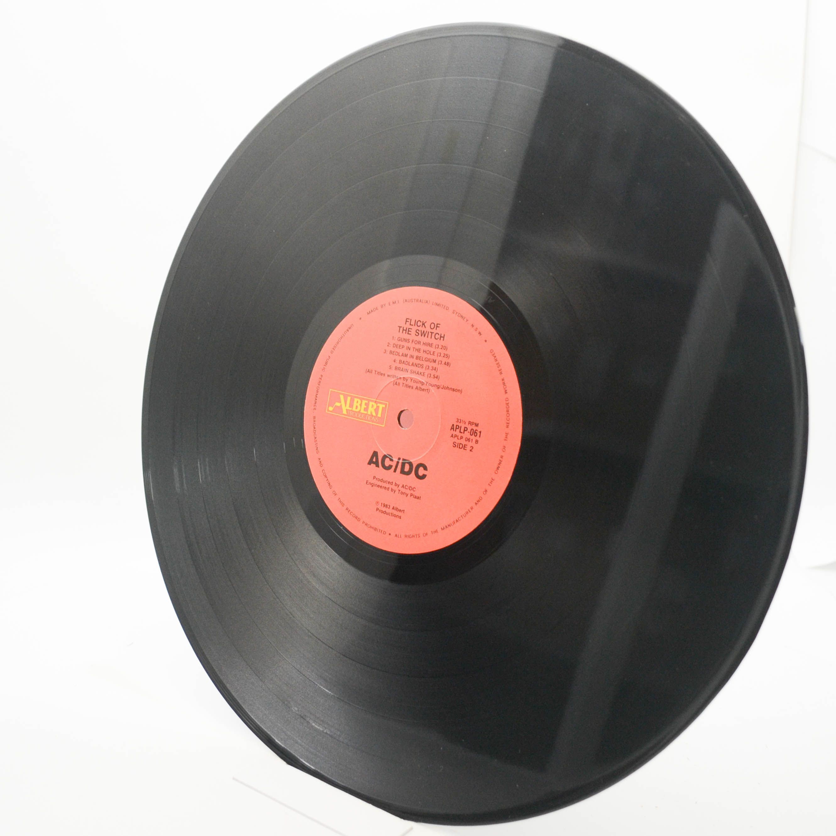 AC/DC — Flick Of The Switch (1-st, Australia), 1983