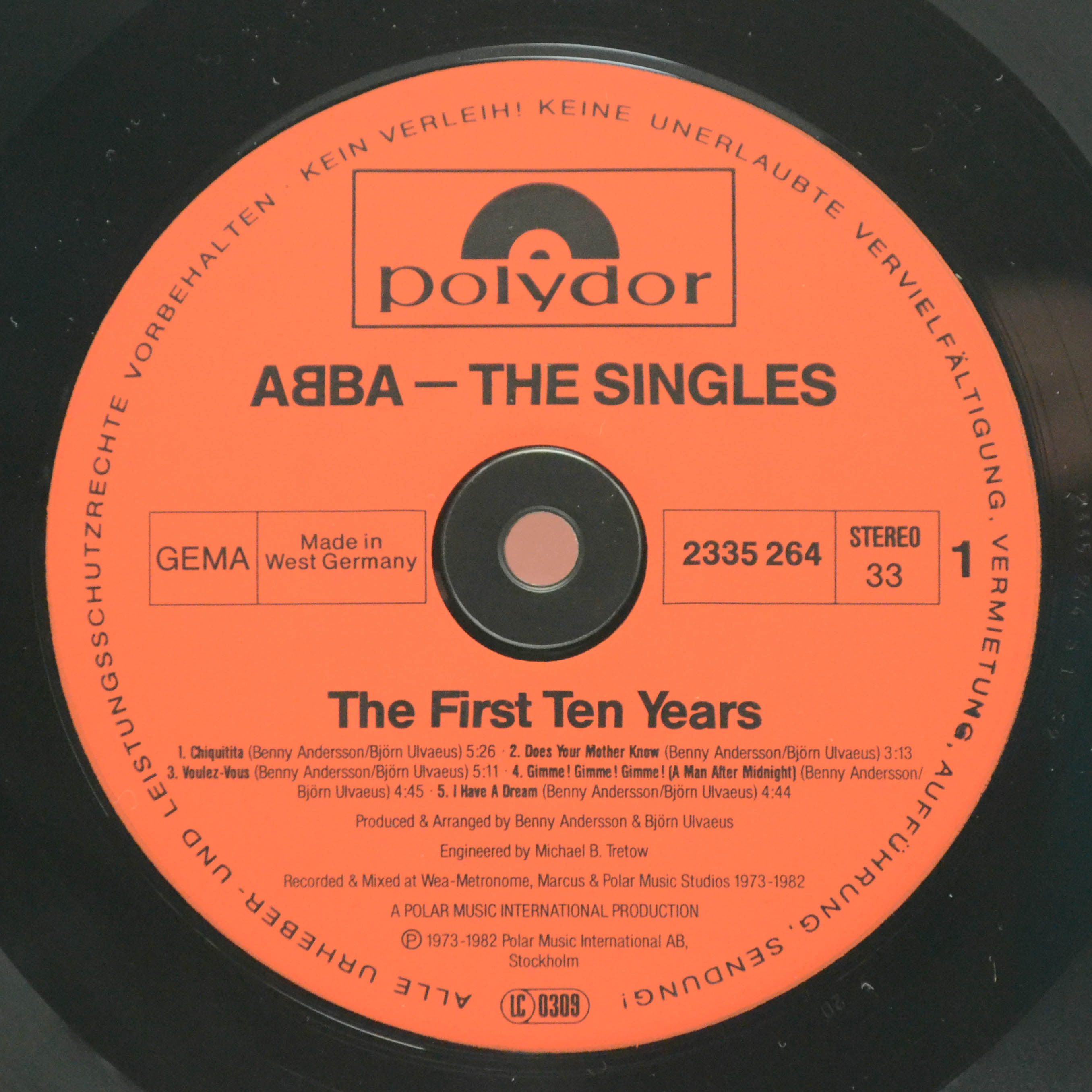 Виниловая пластинка ABBA — The Singles (The First Ten Years) (2LP), 1982