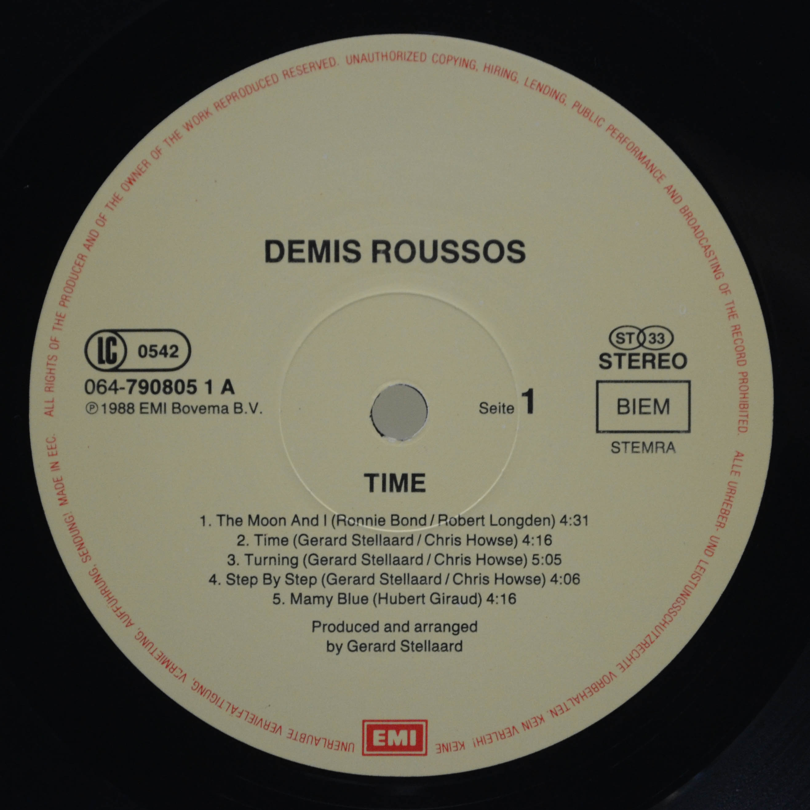Demis Roussos — Time, 1988