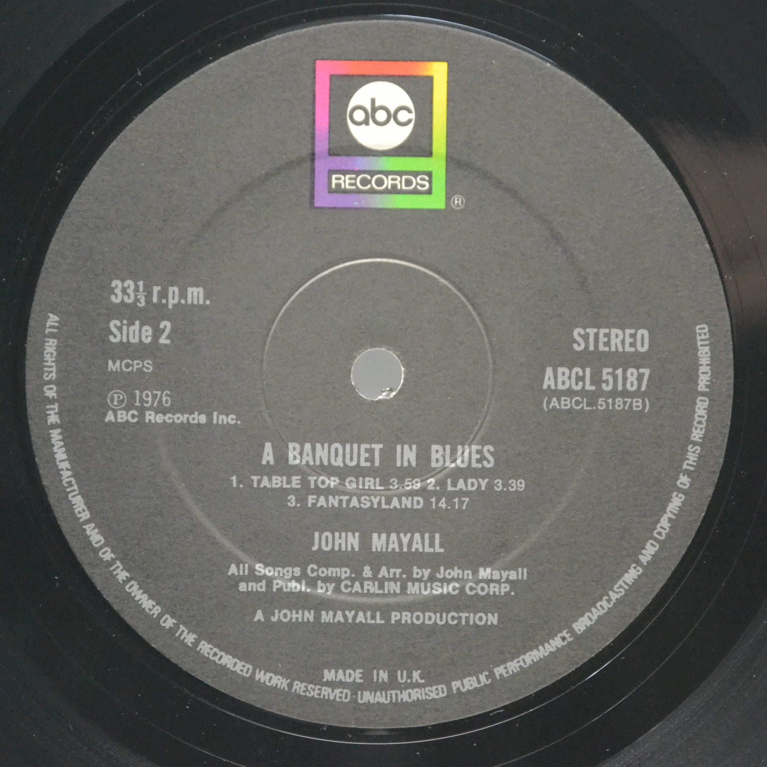 John Mayall — A Banquet In Blues (UK), 1976