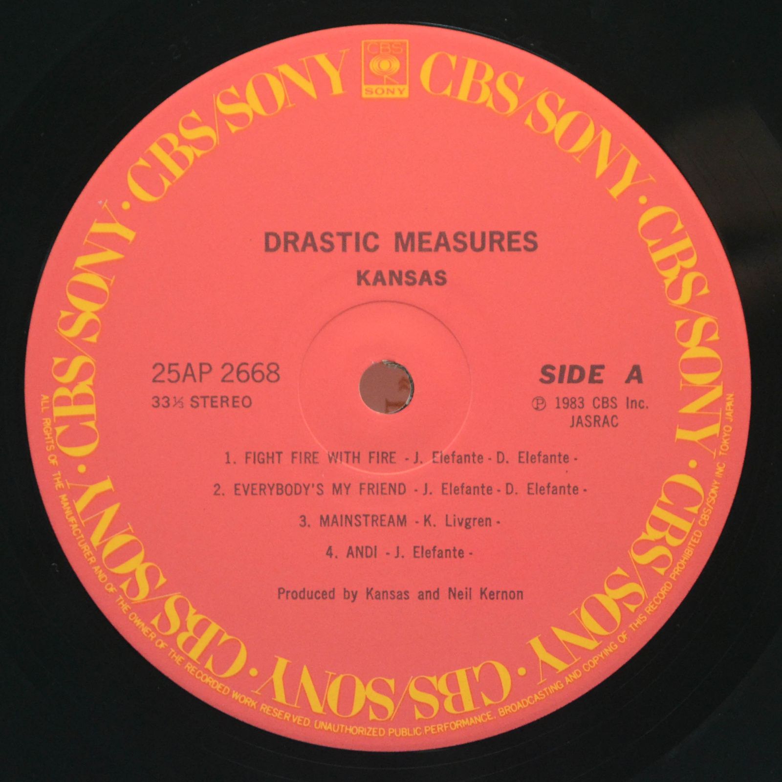 Kansas — Drastic Measures, 1983
