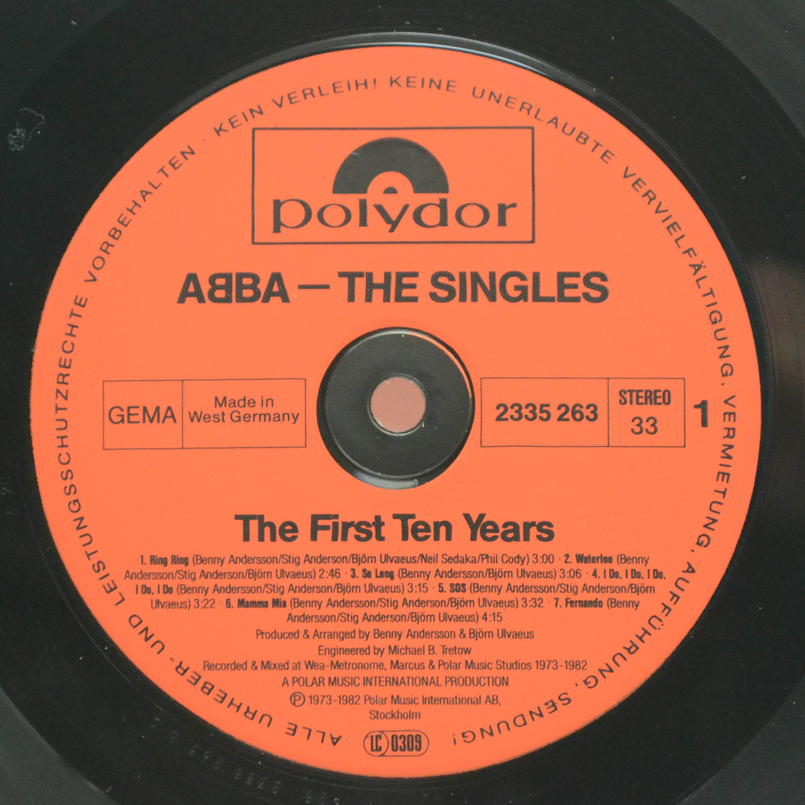 Виниловая пластинка ABBA — The Singles (The First Ten Years) (2LP), 1982