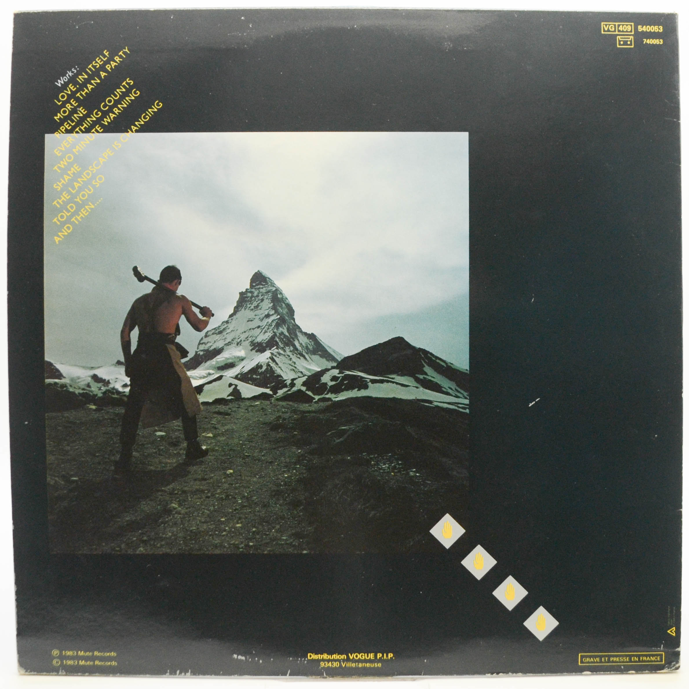 Виниловая пластинка Depeche Mode — Construction Time Again, 1983