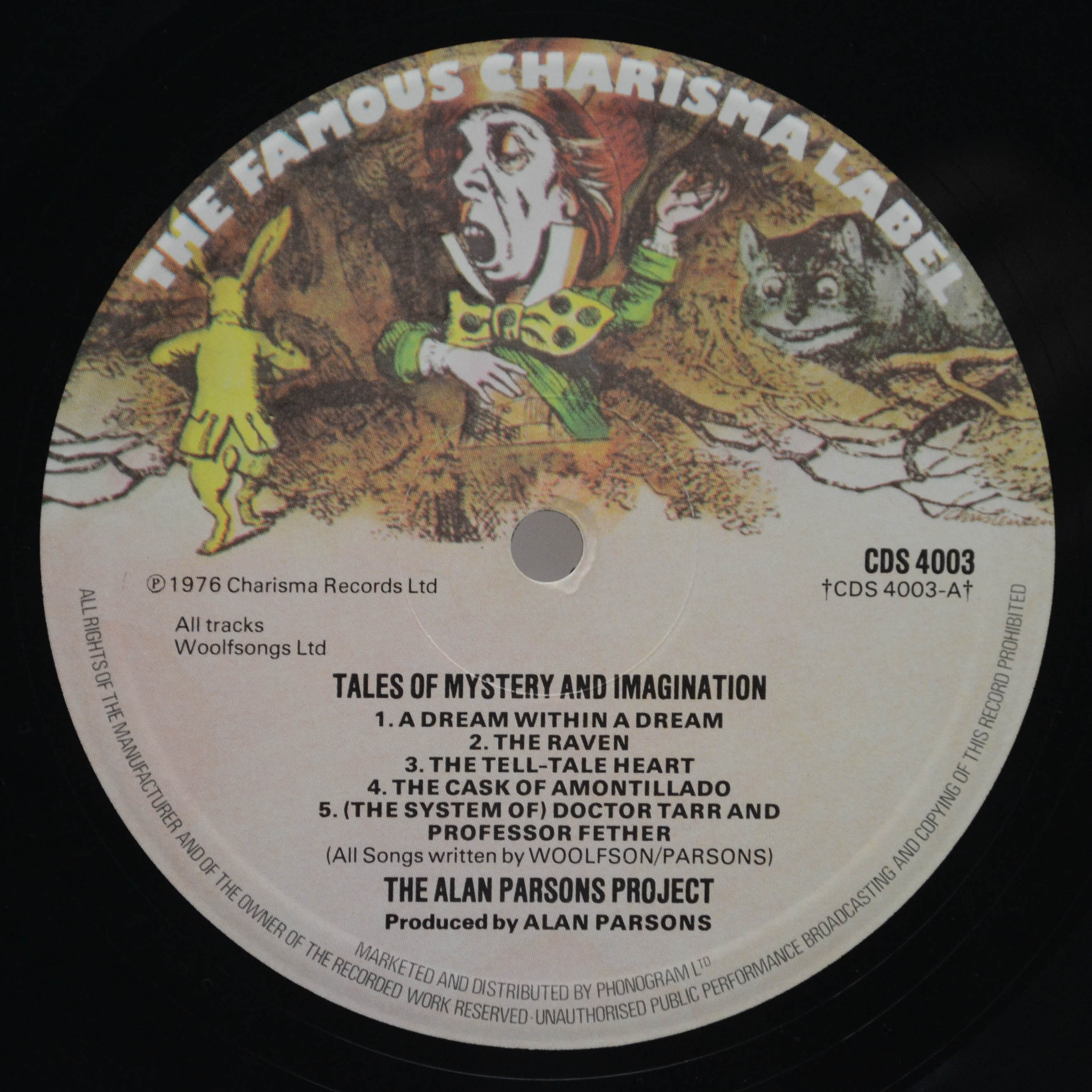 Alan Parsons Project — Tales Of Mystery And Imagination • Edgar Allan Poe (1-st, UK, booklet), 1976