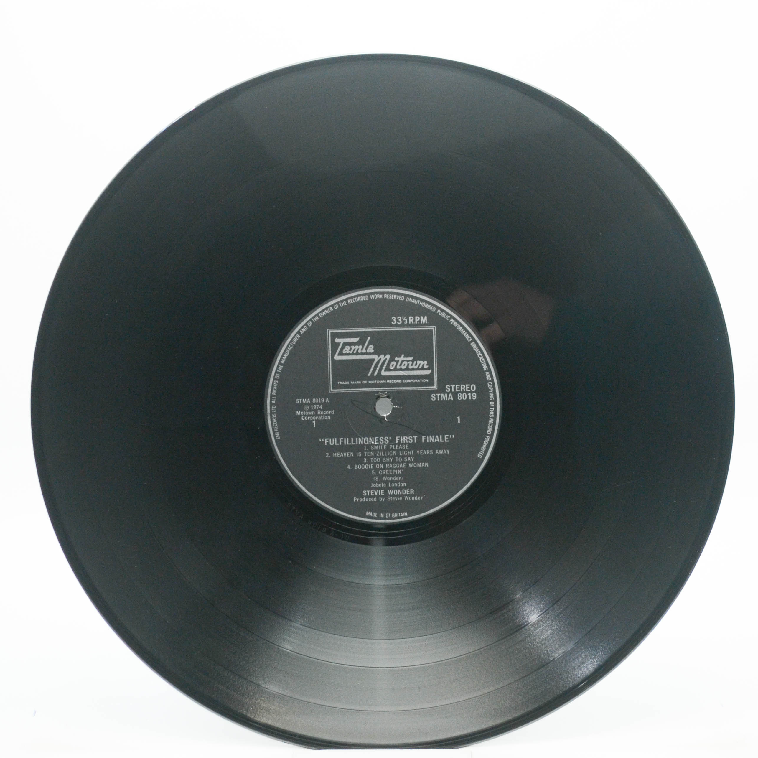 Stevie Wonder — Fulfillingness' First Finale (UK), 1974