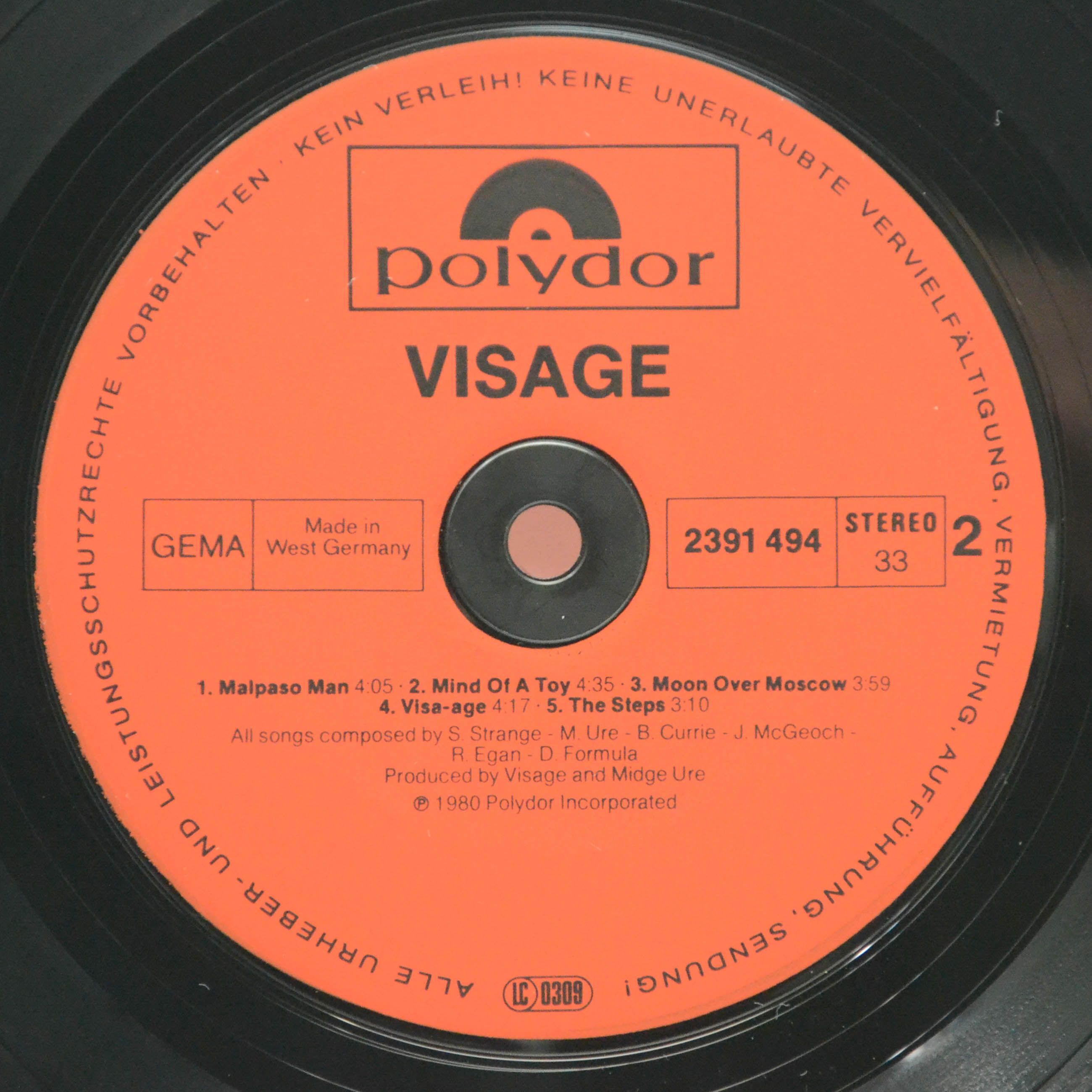 Visage — Visage, 1980