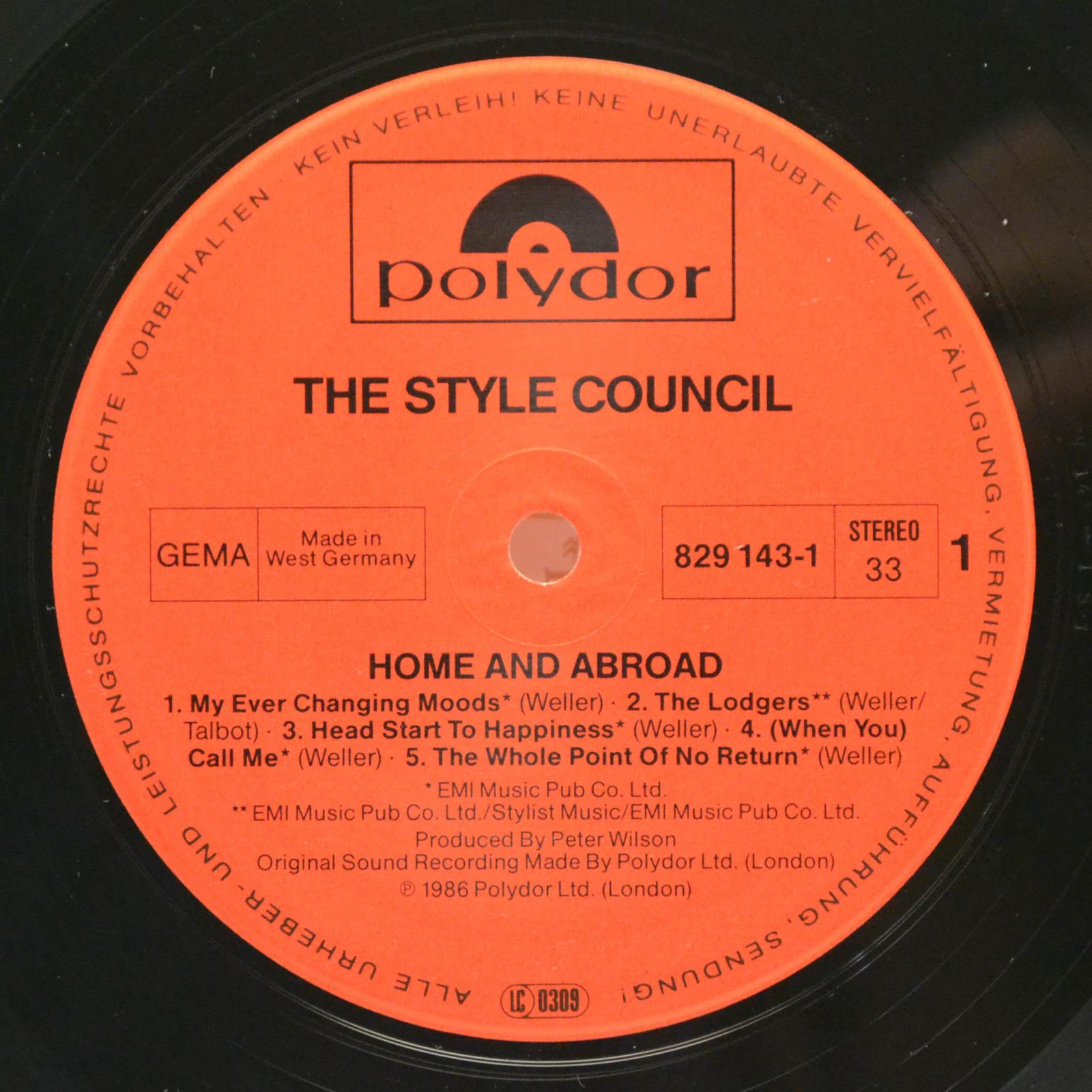 Style Council — Home & Abroad - The Style Council, Live!, 1986