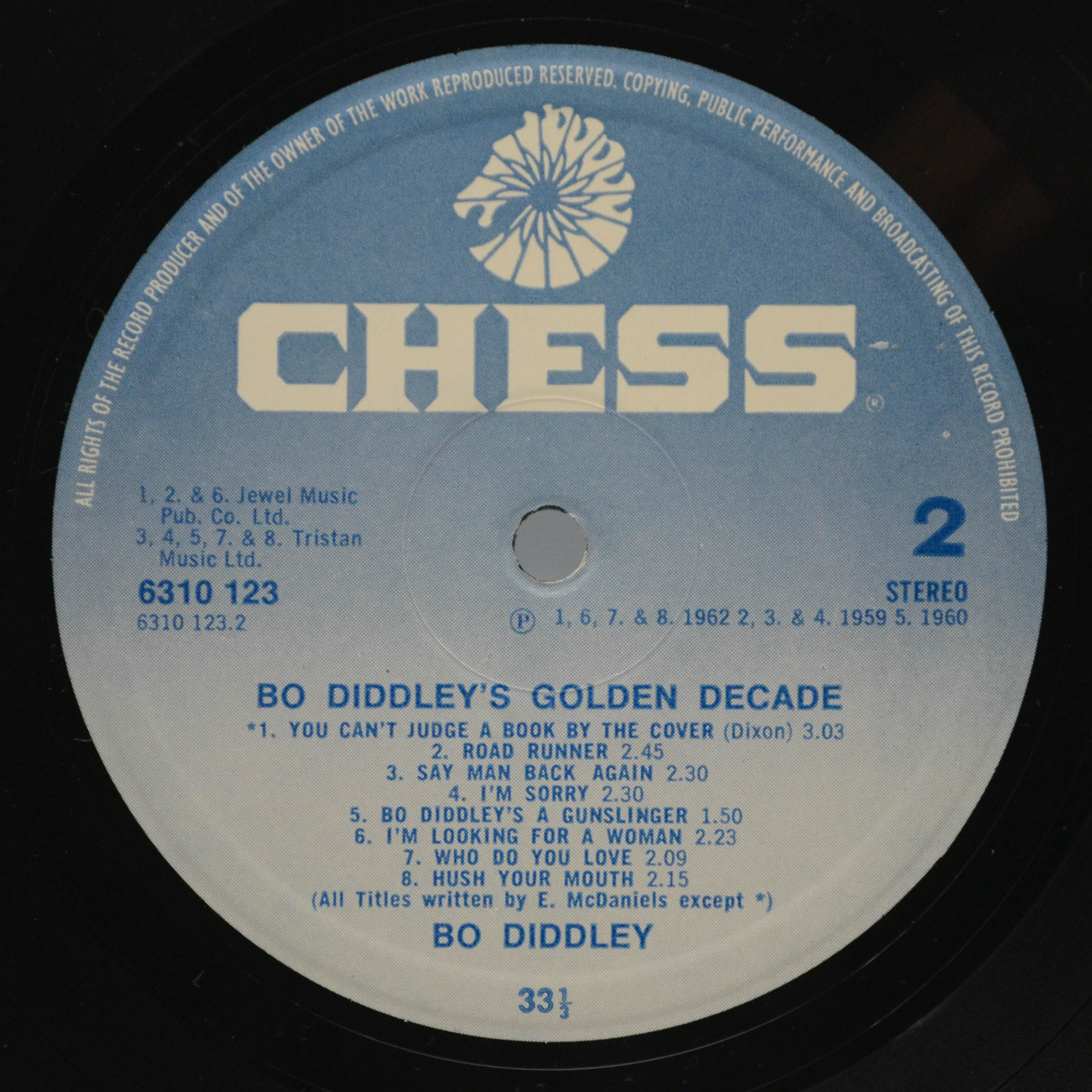 Bo Diddley — Bo Diddley's Golden Decade (UK), 1972