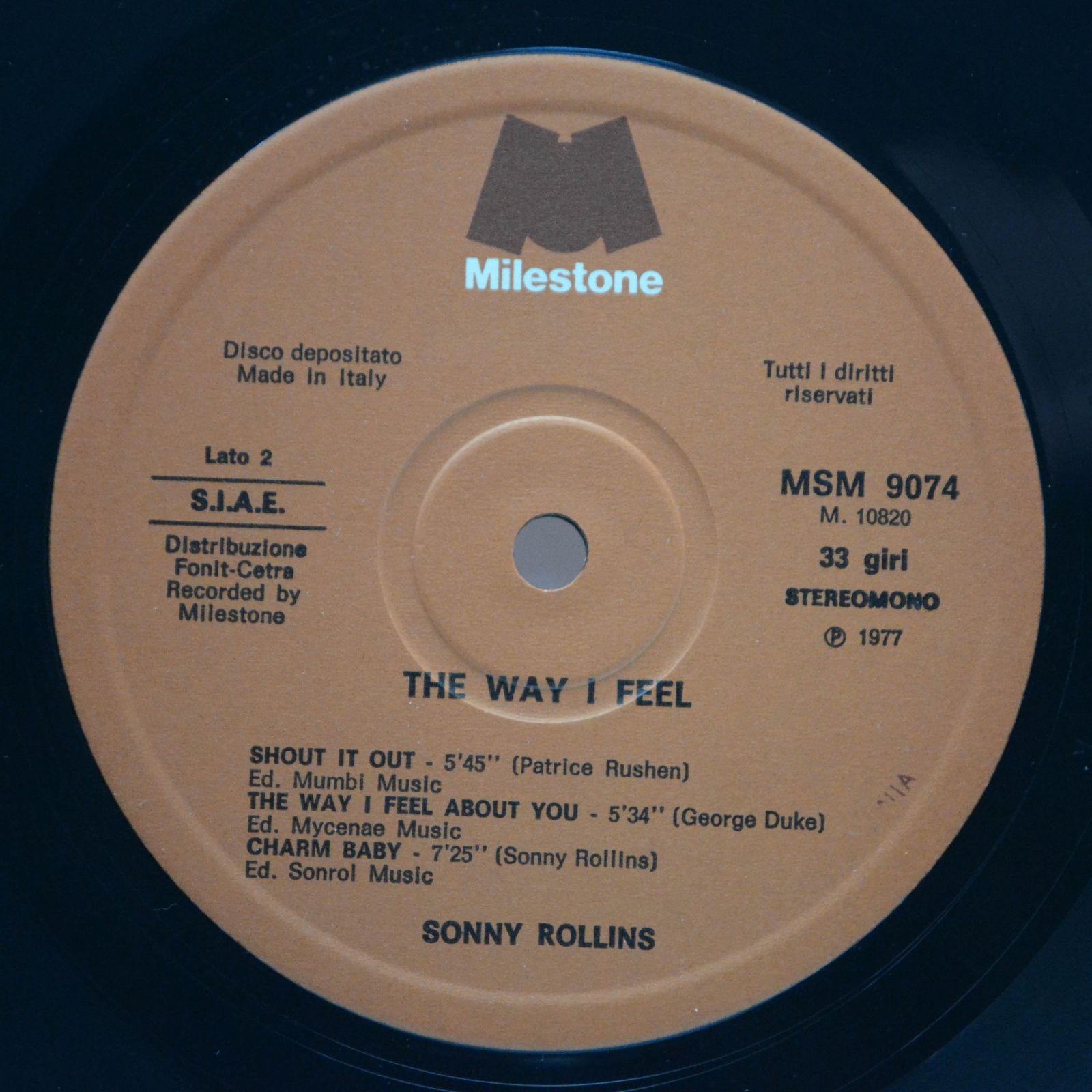 Sonny Rollins — The Way I Feel, 1976