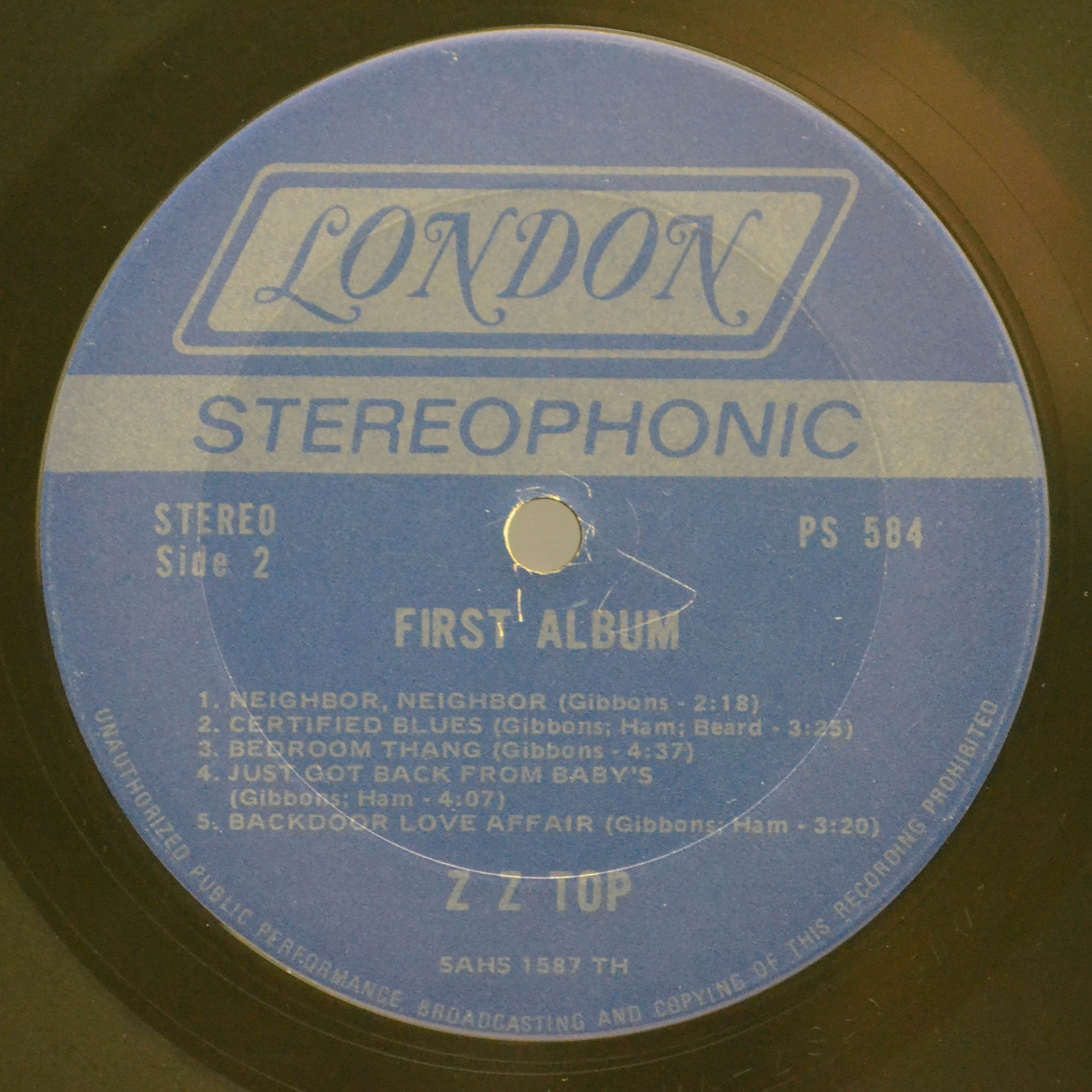 ZZ Top - First Album (1-st, USA), 11669 ₽ США, London, купить