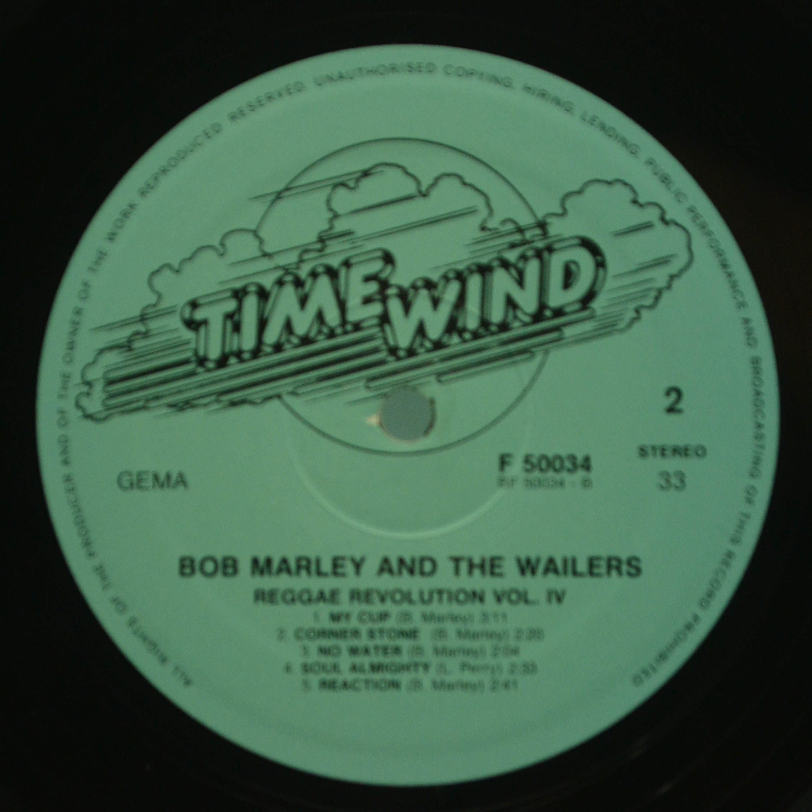 Bob Marley And The Wailers — Reggae Revolution Vol. 4, 1984