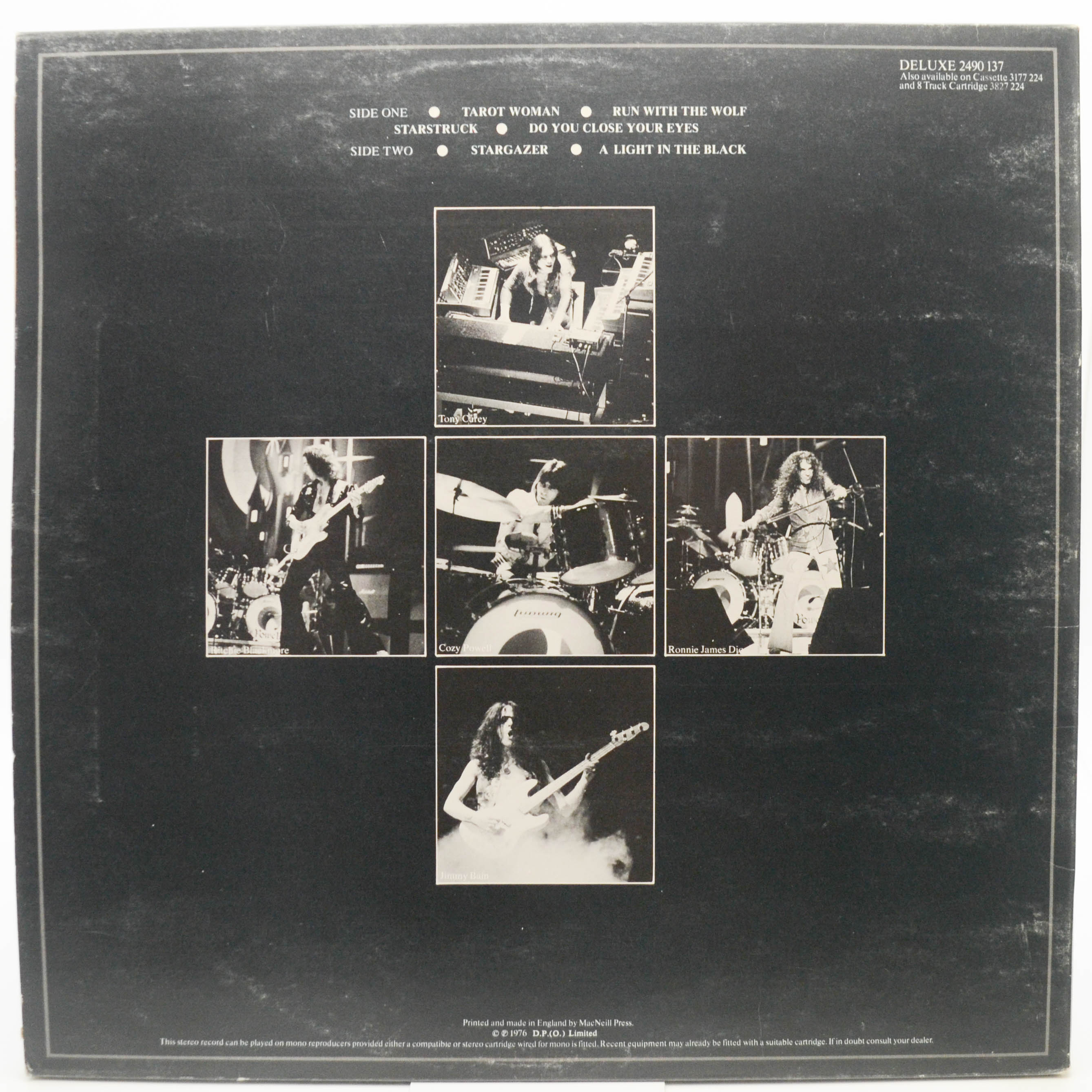 Rainbow — Rainbow Rising (1-st, UK), 1976