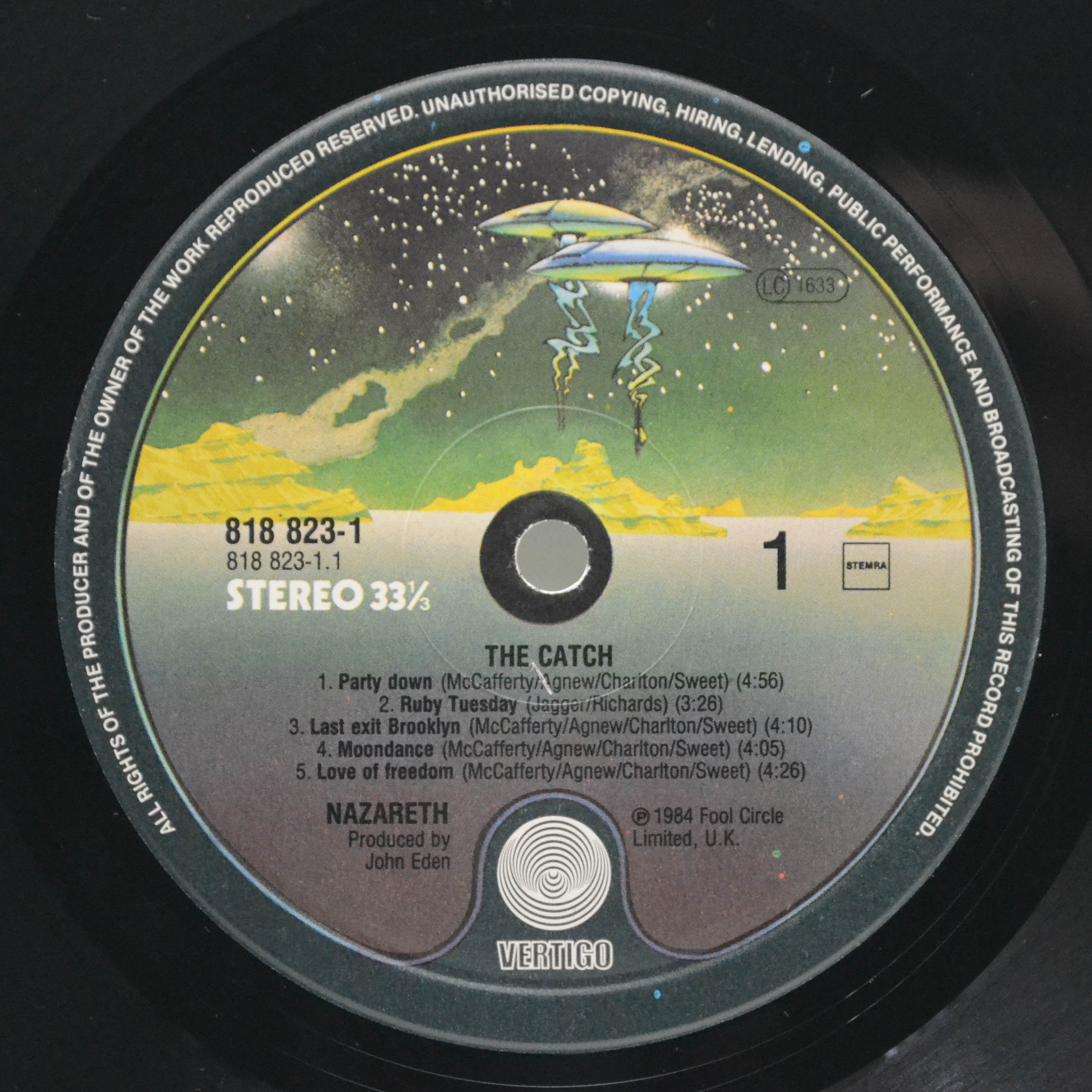 Nazareth — The Catch, 1984