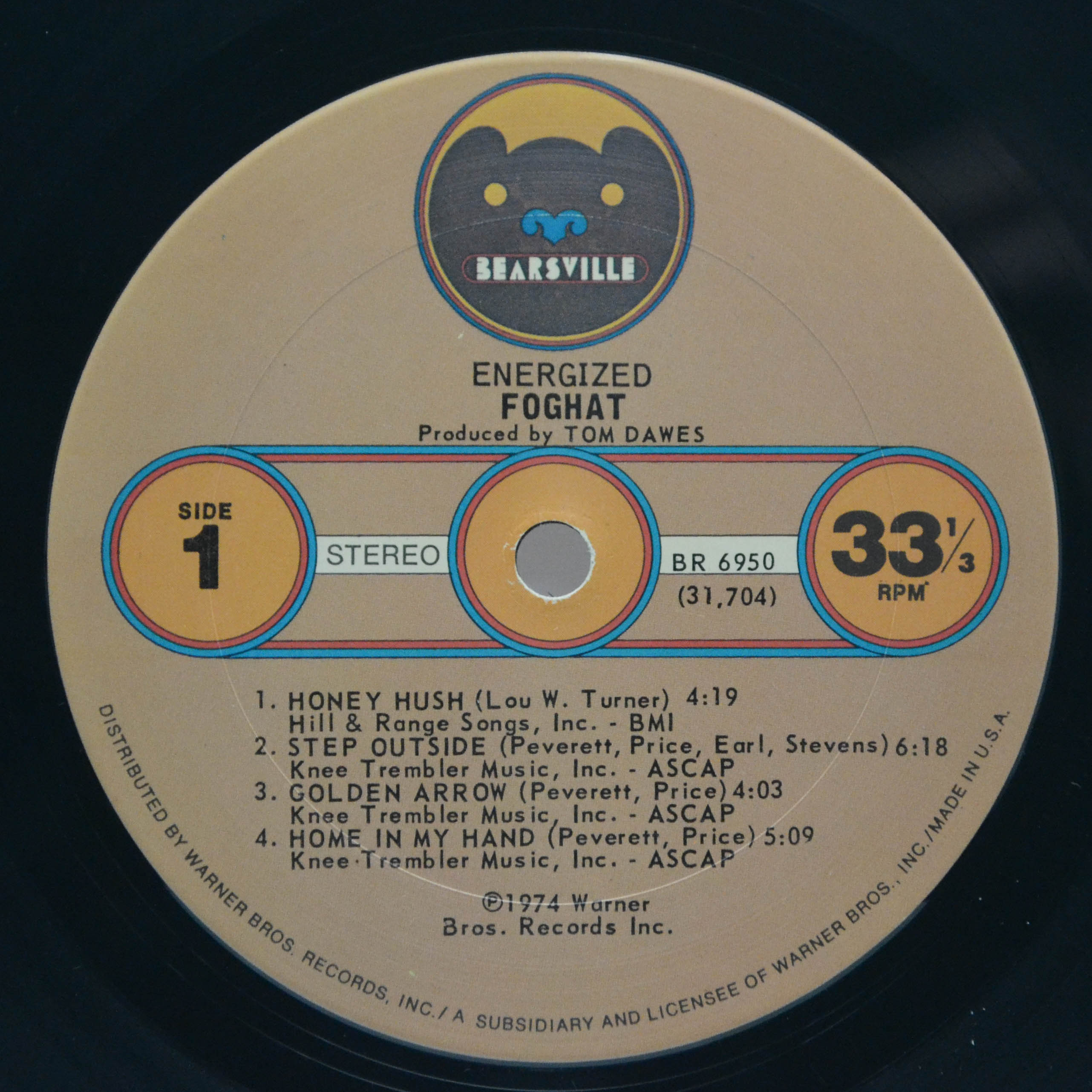 Foghat — Energized (USA), 1974