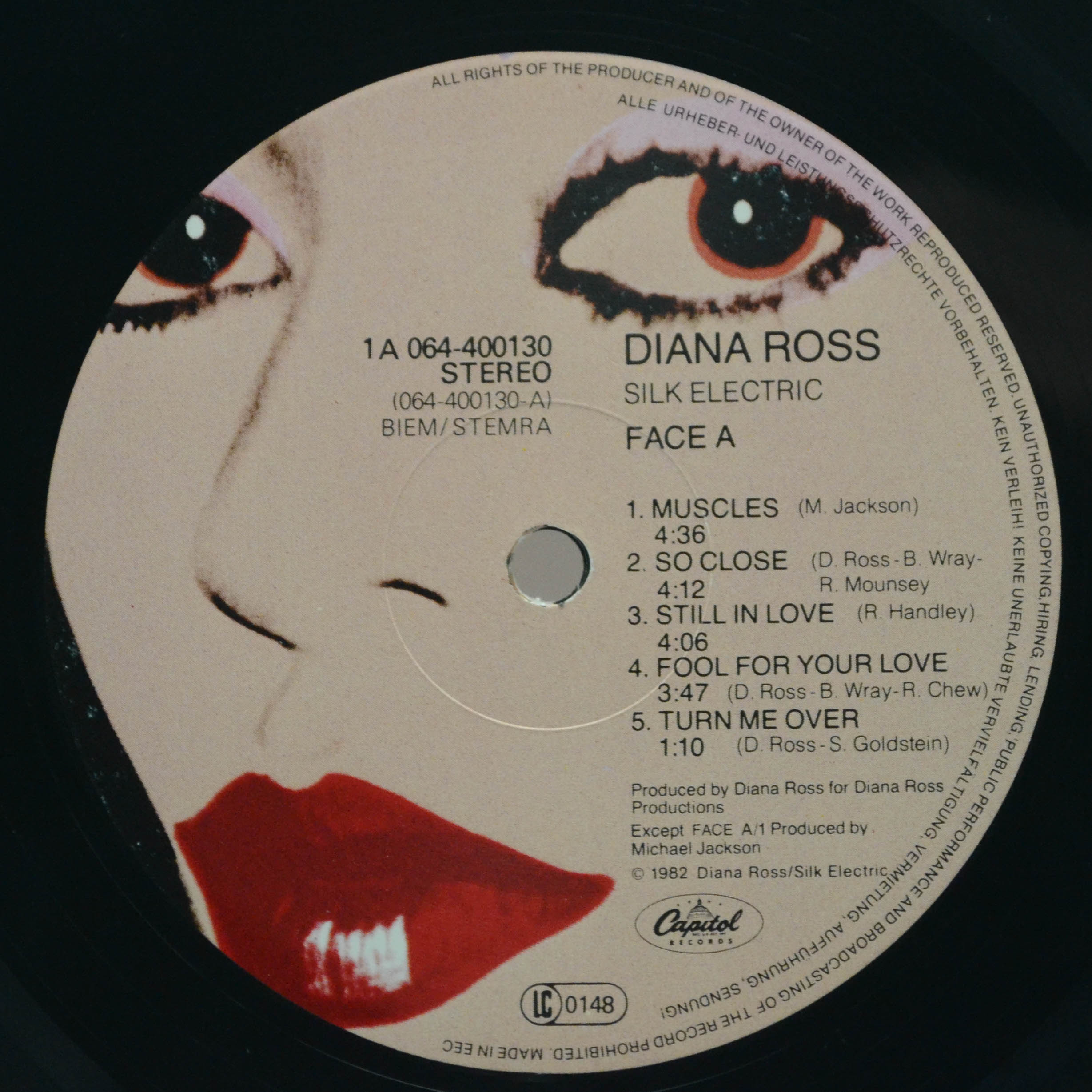 Виниловая пластинка Diana Ross — Silk Electric, 1982