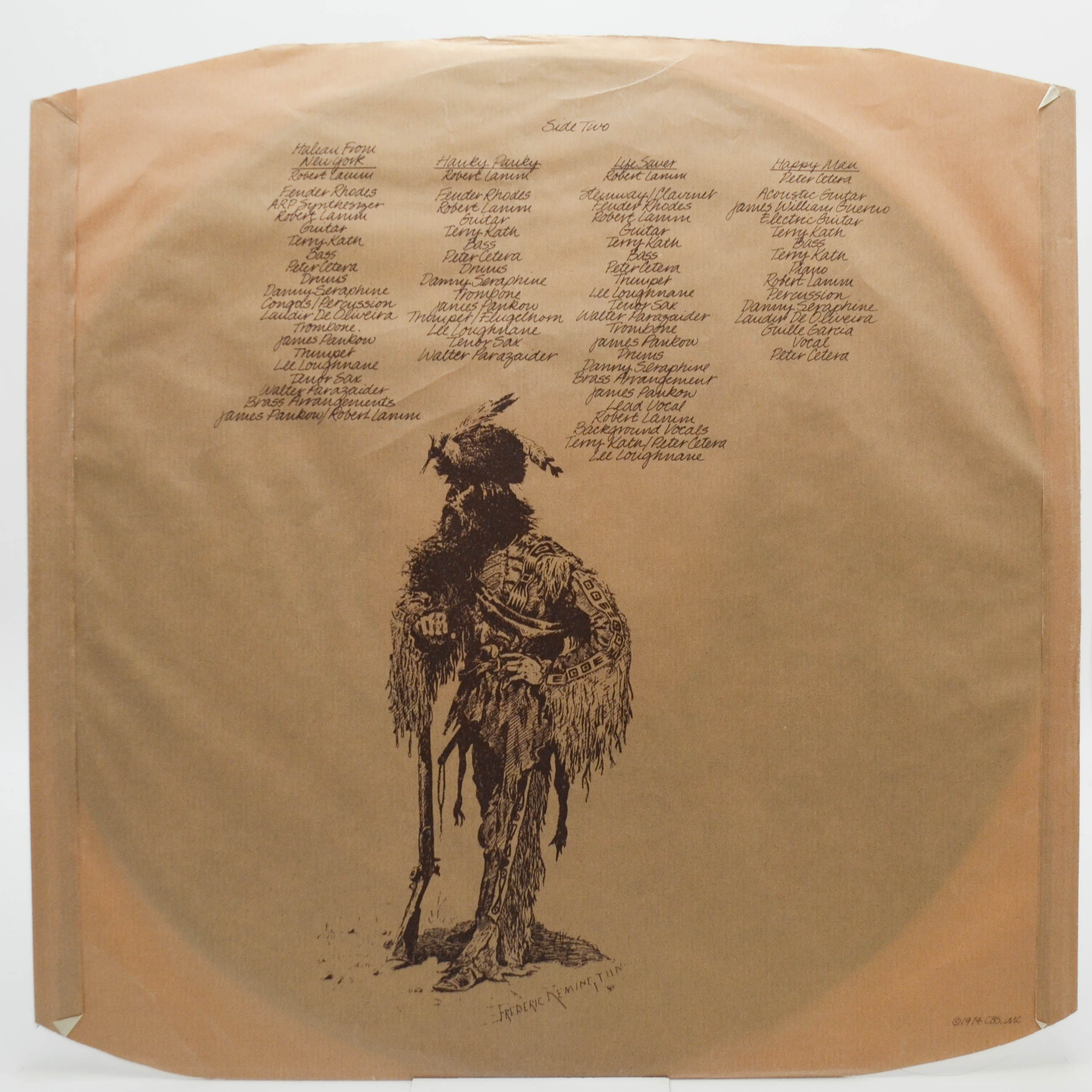 Chicago — Chicago VII (2LP, UK), 1974