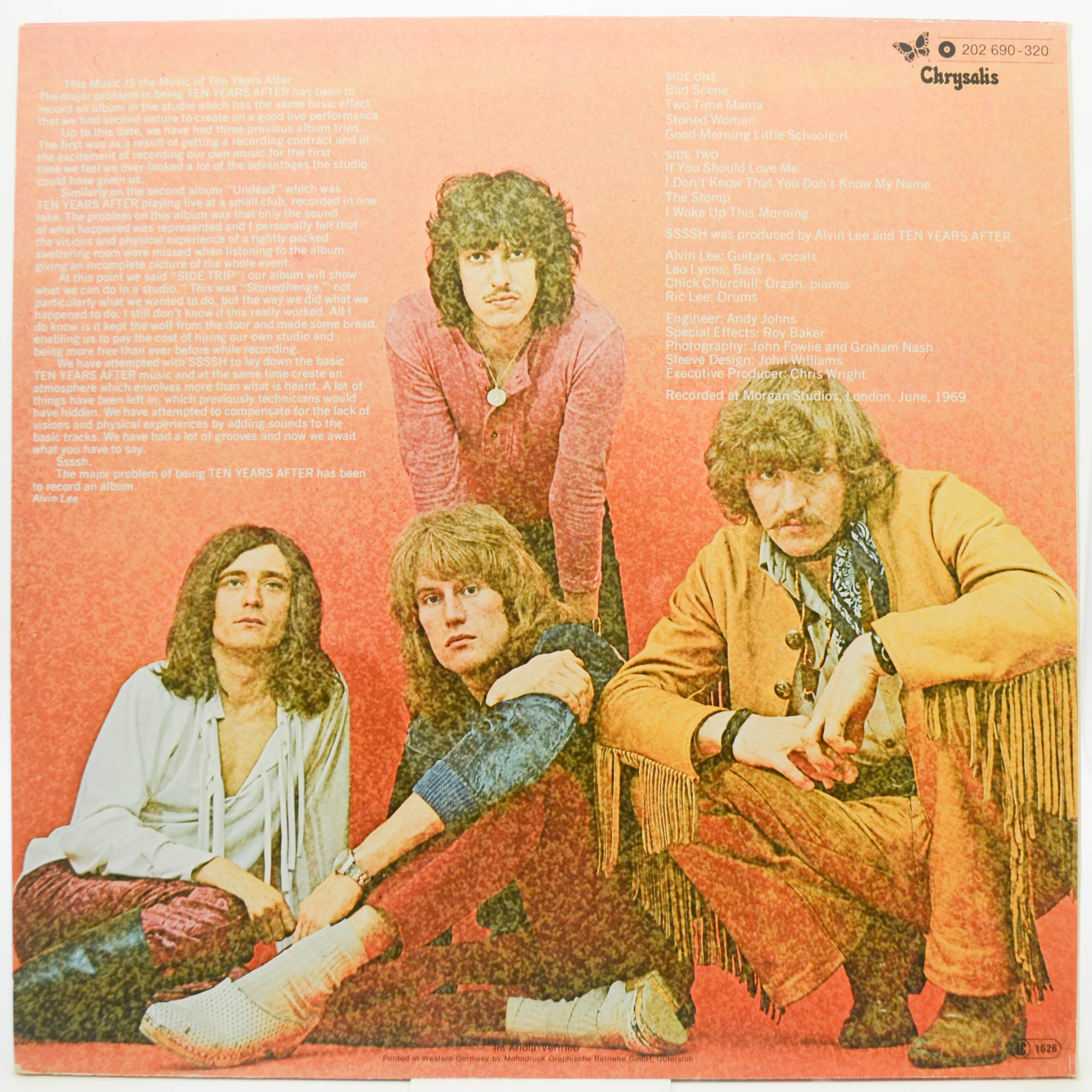 Ten Years After — Ssssh., 1969