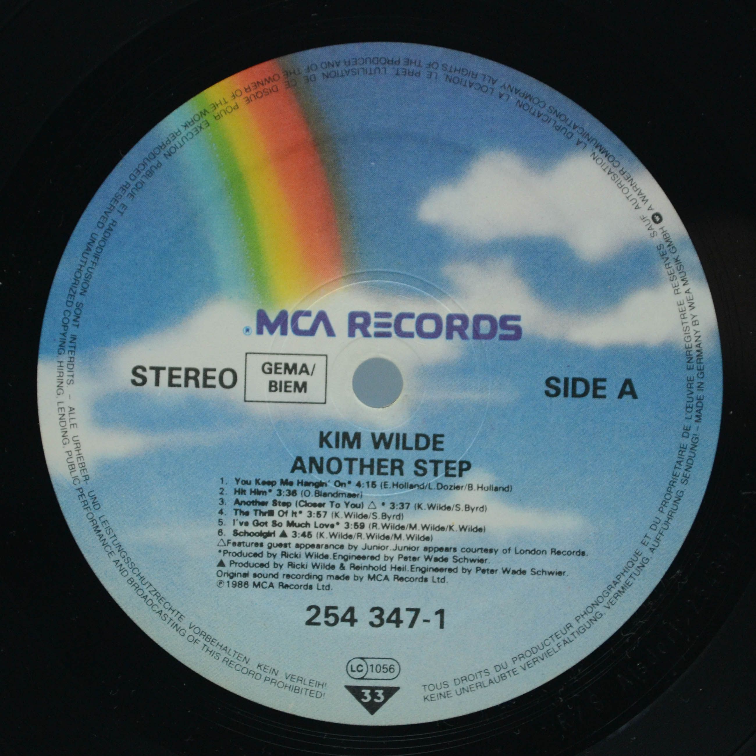 Kim Wilde — Another Step, 1986