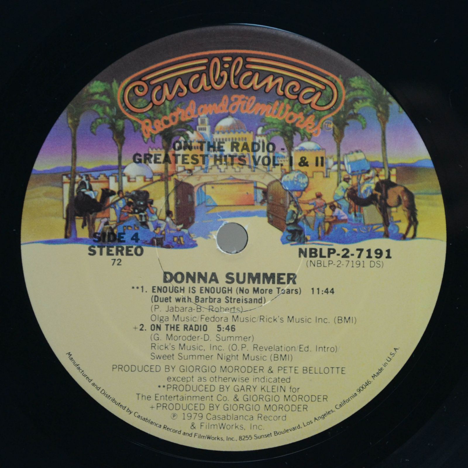 Donna Summer — On The Radio - Greatest Hits Volumes I & II (2LP, USA, poster), 1979